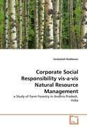Corporate Social Responsibility vis-a-vis Natural Resource Management - Venkatesh Roddawar