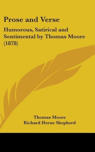 Prose And Verse - Moore, Thomas