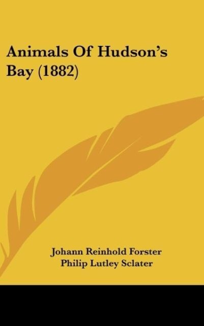 Animals Of Hudson s Bay (1882) - Forster, Johann Reinhold