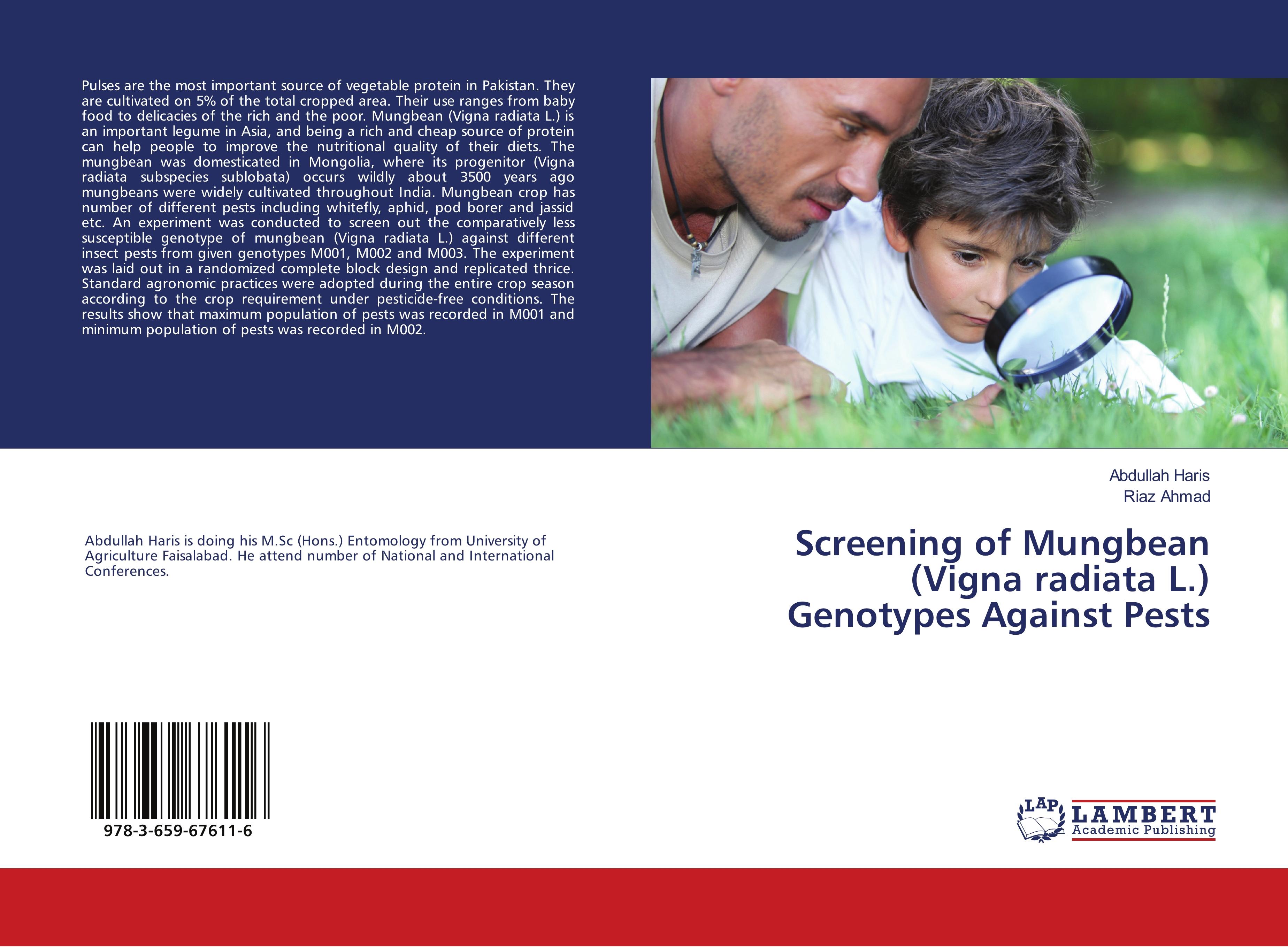 Screening of Mungbean (Vigna radiata L.) Genotypes Against Pests - Abdullah Haris Riaz Ahmad