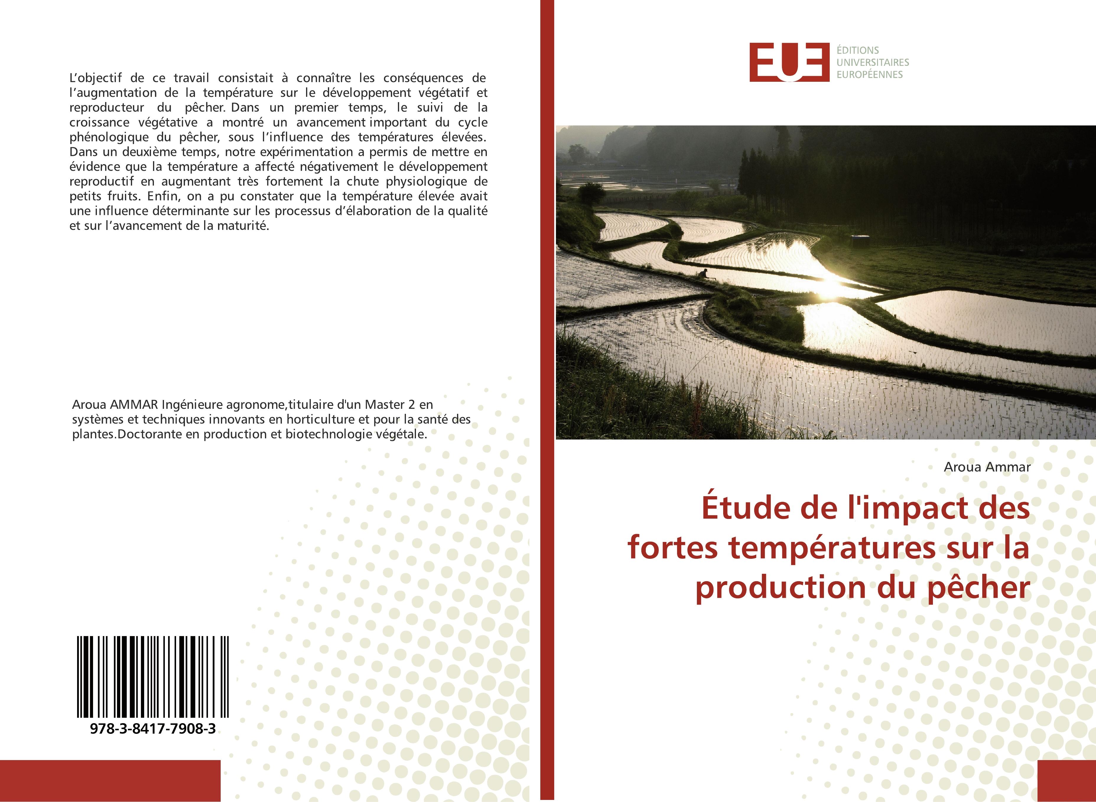 Étude de l impact des fortes températures sur la production du pêcher - Aroua Ammar
