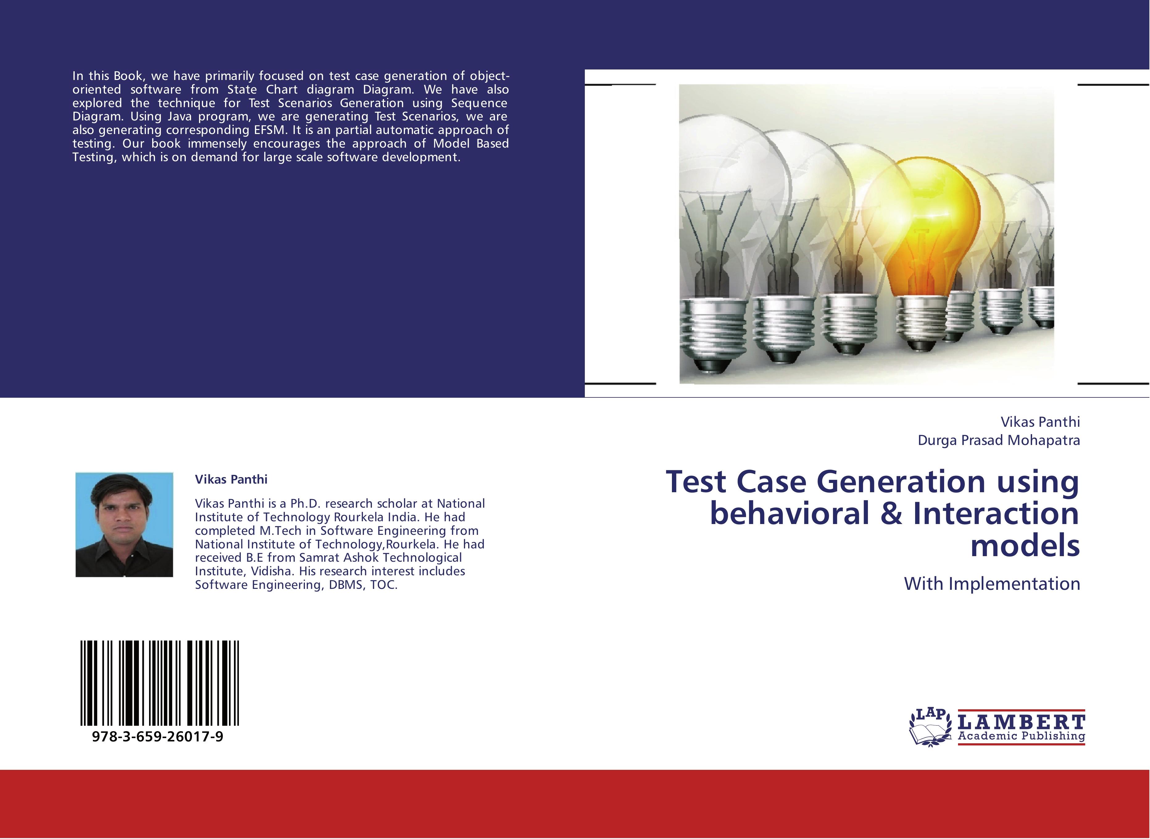 Test Case Generation using behavioral & Interaction models - Panthi, Vikas Mohapatra, Durga Prasad