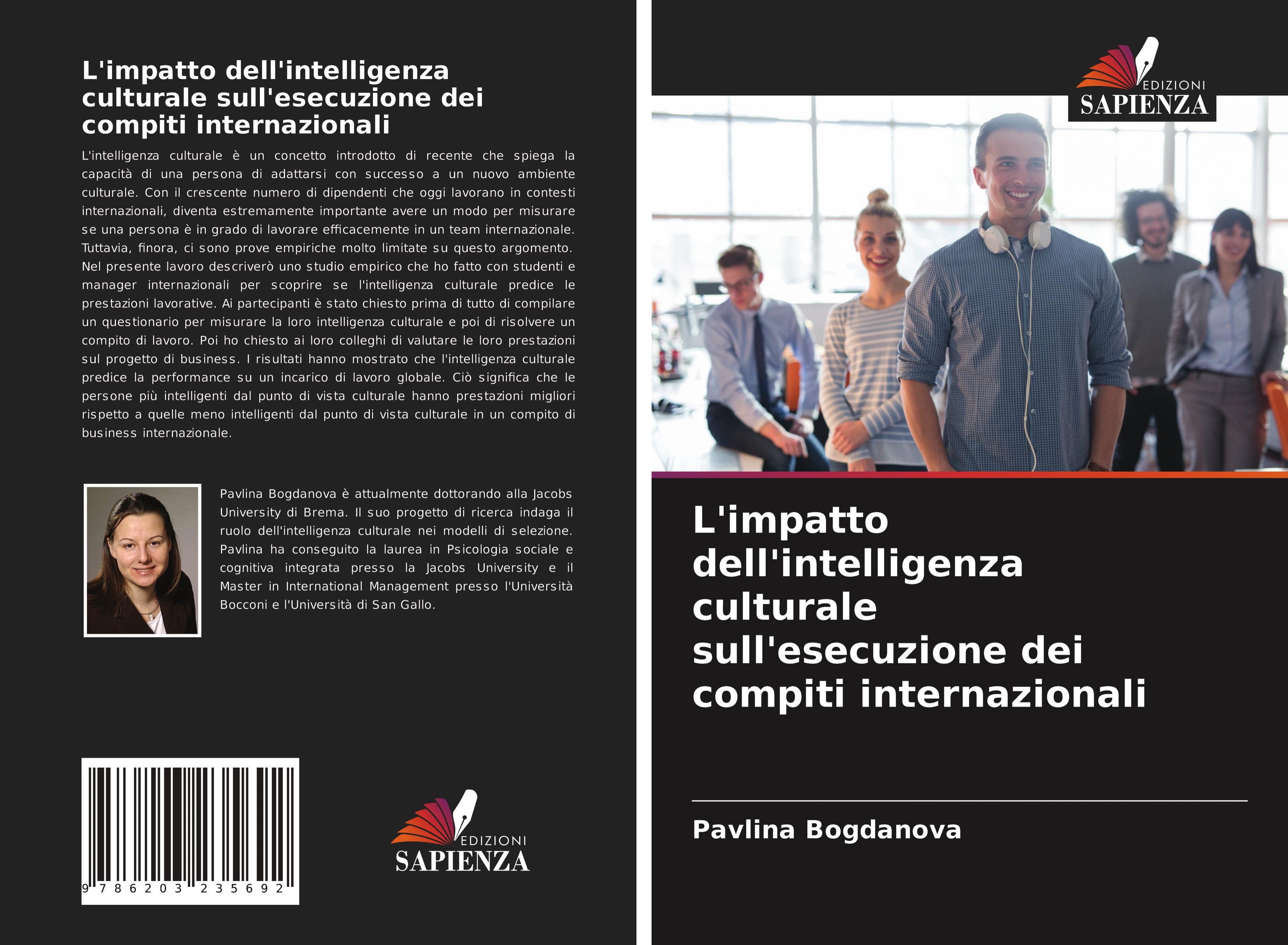 L impatto dell intelligenza culturale sull esecuzione dei compiti internazionali - Bogdanova, Pavlina