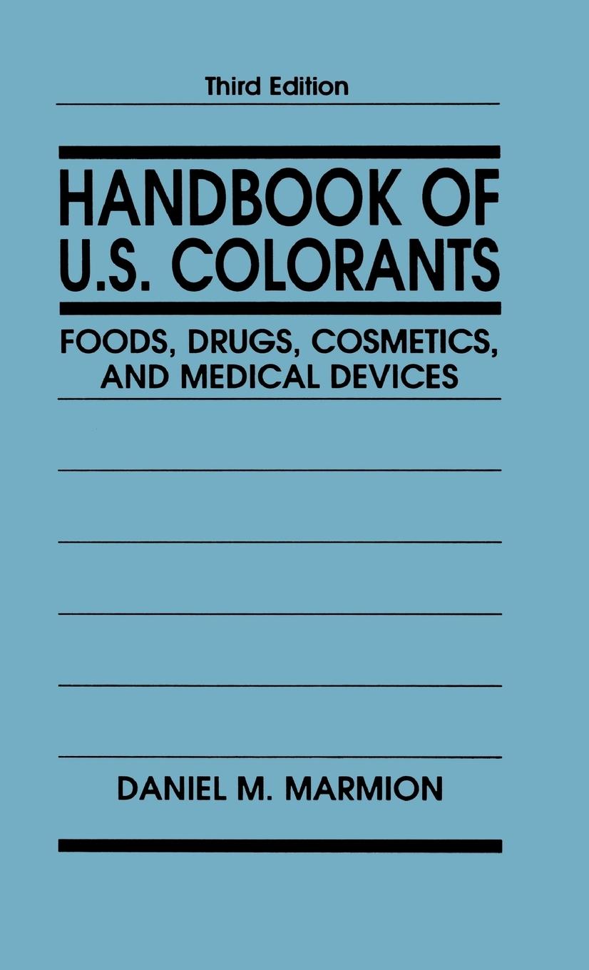 Handbook Of US Colorants 3e - Marmion