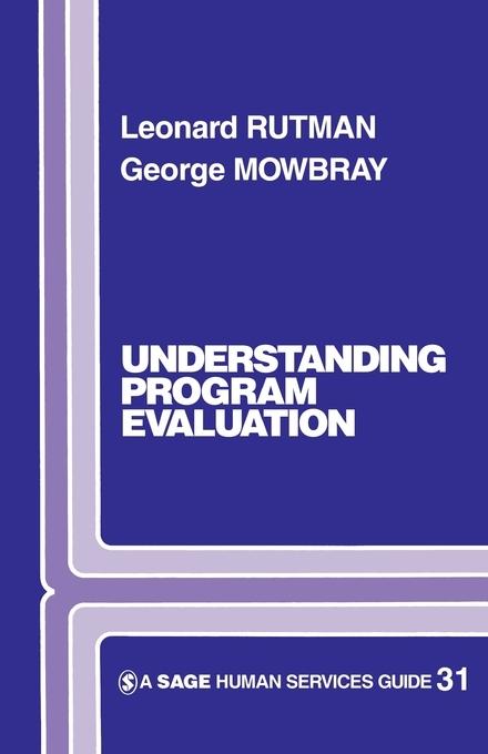 Understanding Programme Evaluation - Rutman, Leonard Mowbray, George