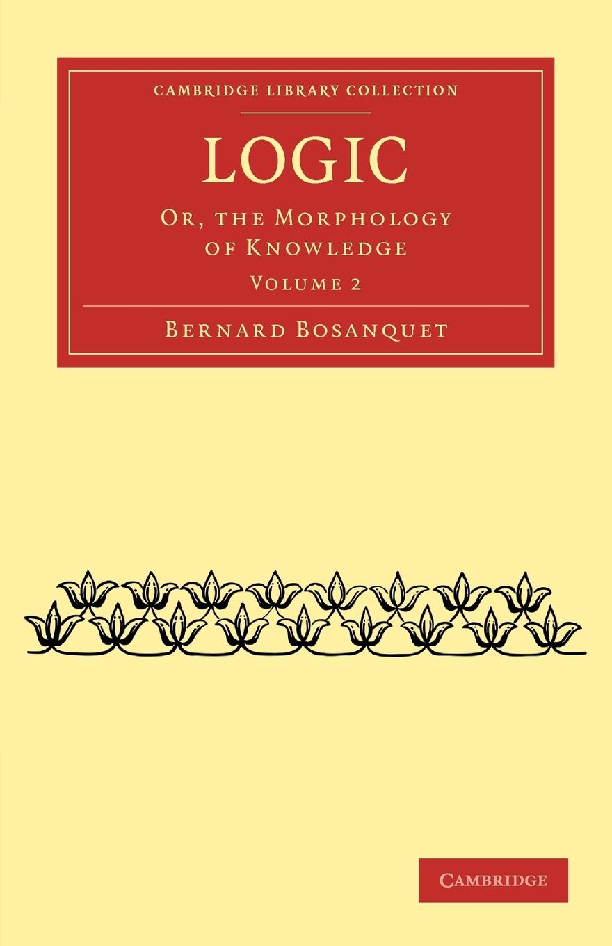 Logic - Bosanquet, Bernard