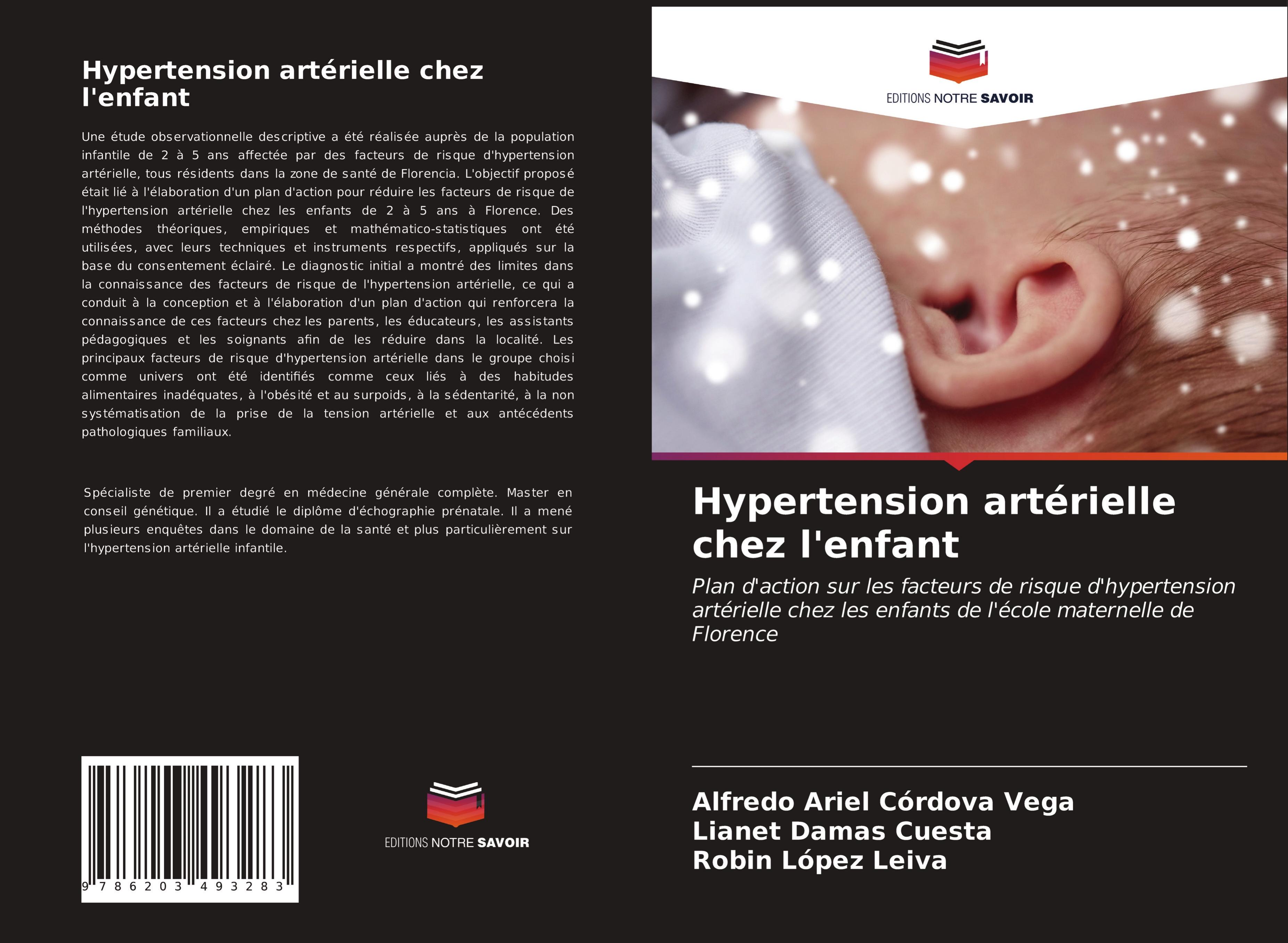 Hypertension artérielle chez l enfant - Córdova Vega, Alfredo Ariel Damas Cuesta, Lianet López Leiva, Robin