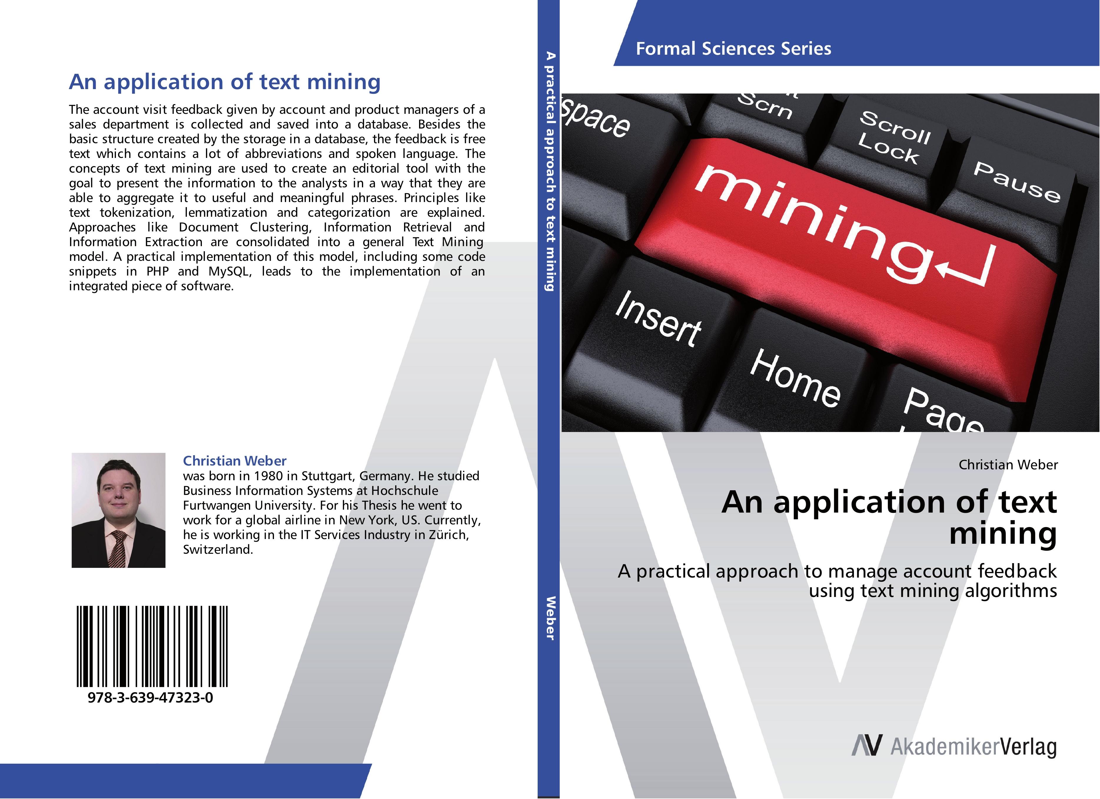 An application of text mining - Christian Weber