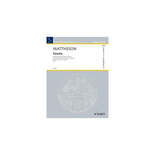 Mattheson, J: Sonata A-Dur Mattheson, Johann Edition Schott