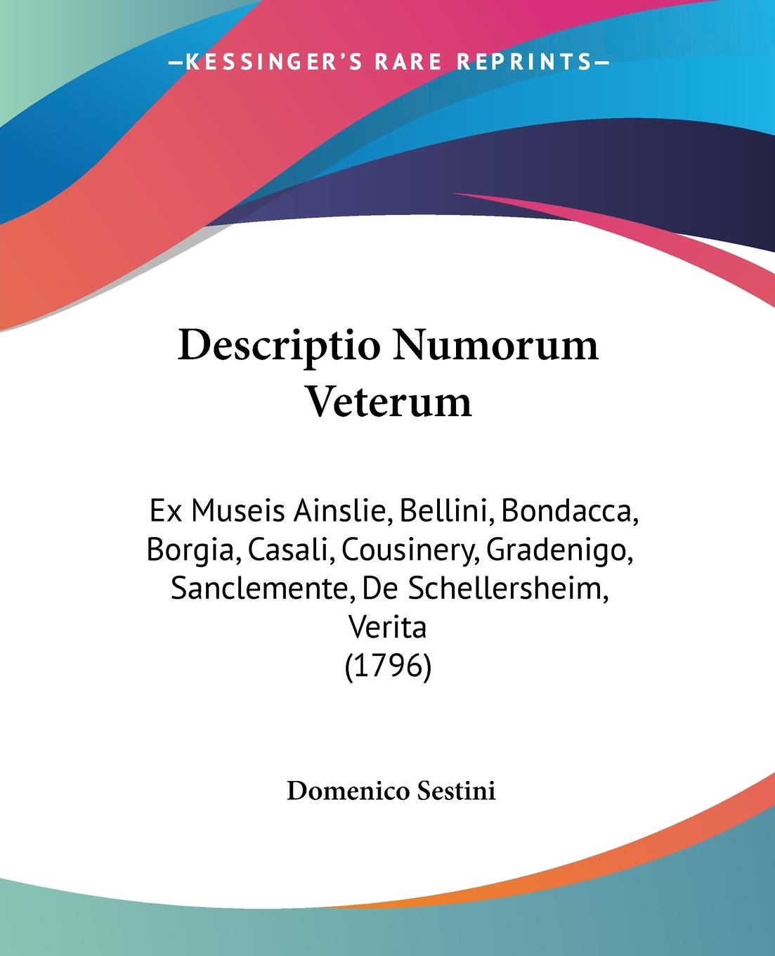 Descriptio Numorum Veterum - Sestini, Domenico