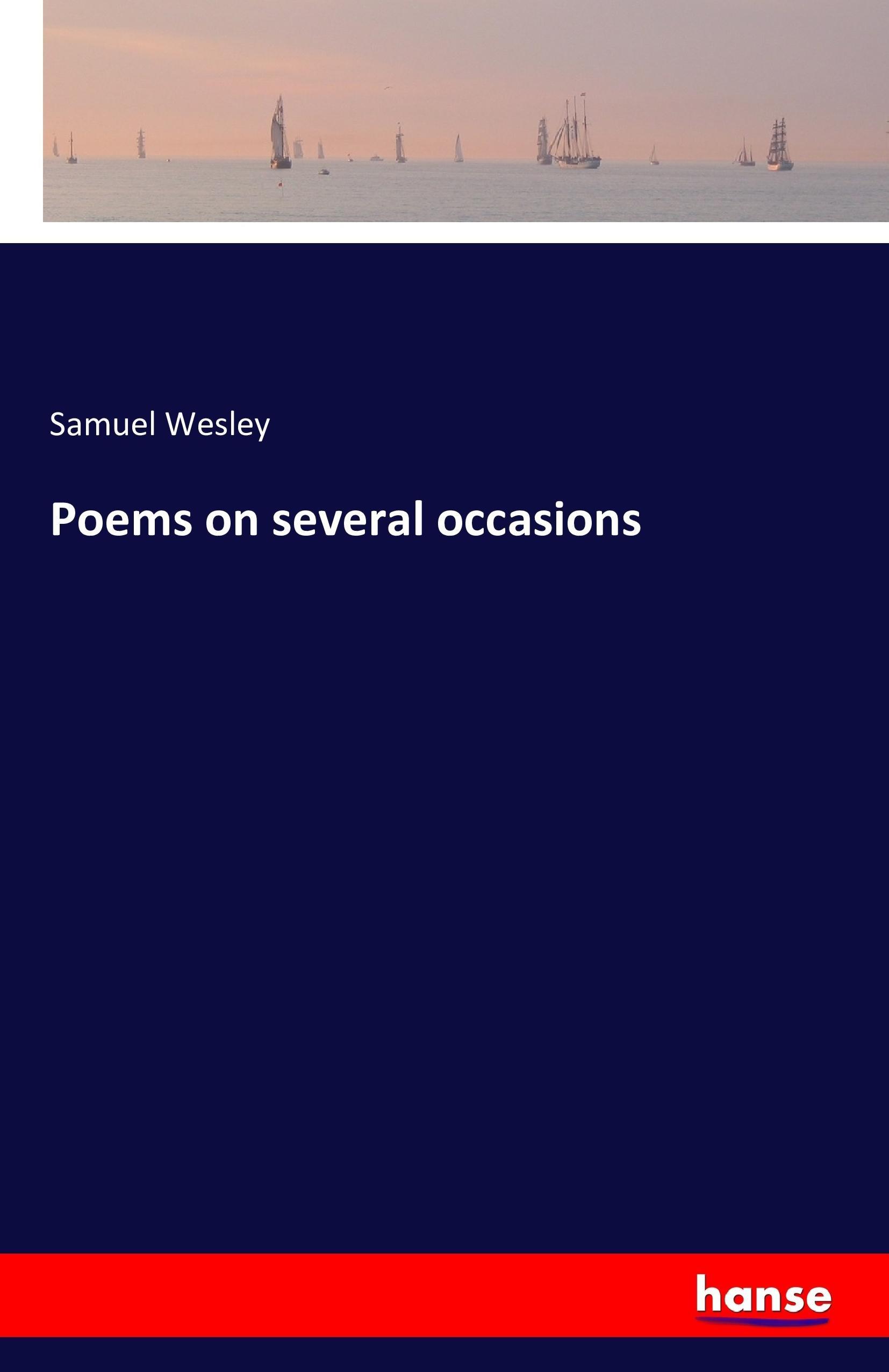 Poems on several occasions - Wesley, Samuel