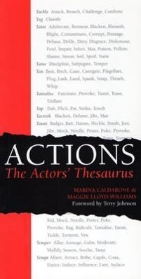 Actions: The Actors  Thesaurus - Calderone, Marina Lloyd-Williams, Maggie