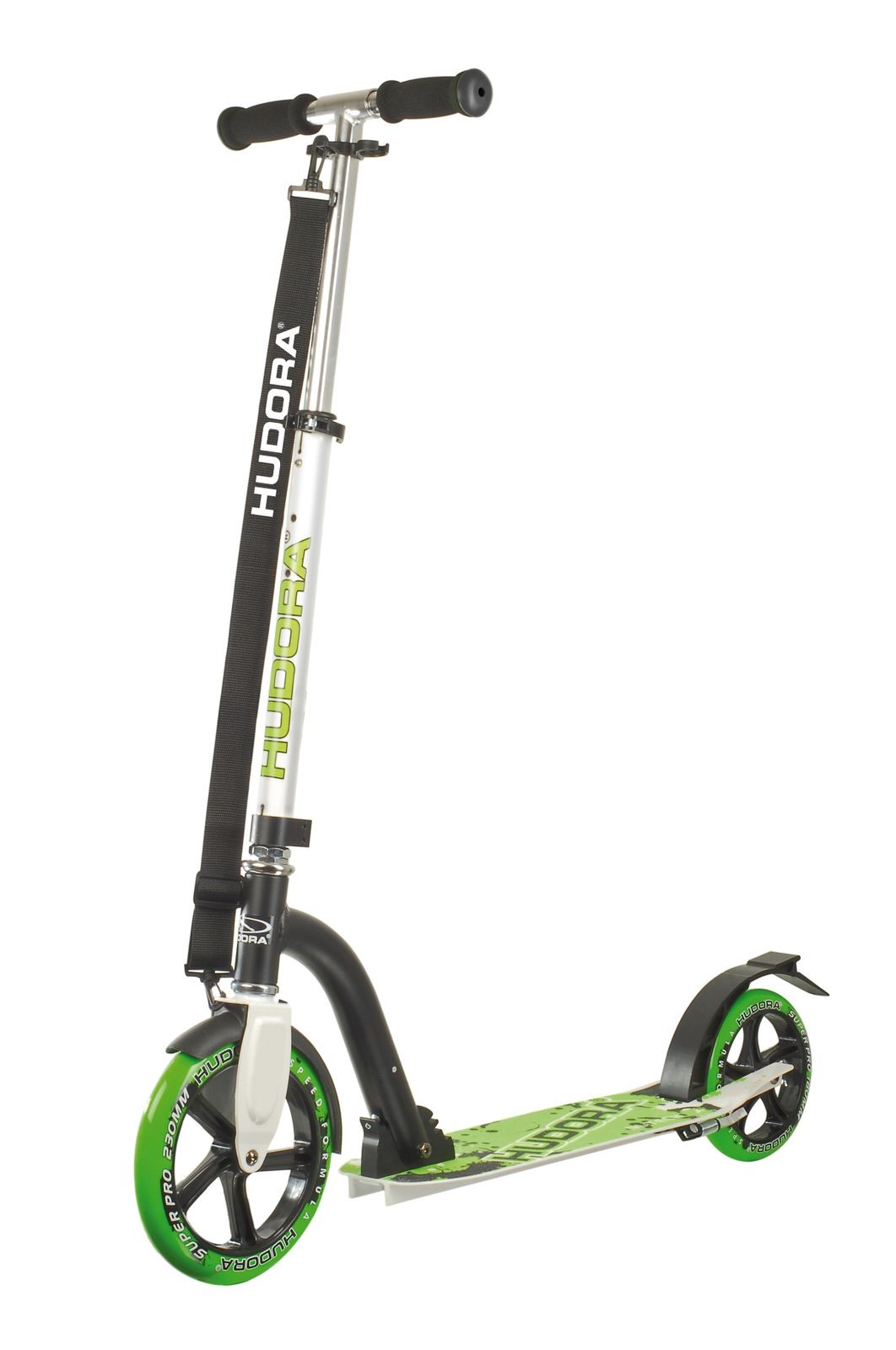 Hudora 14230 Bold Wheel 230 Scooter, 230mm, grün [18826] 81,95