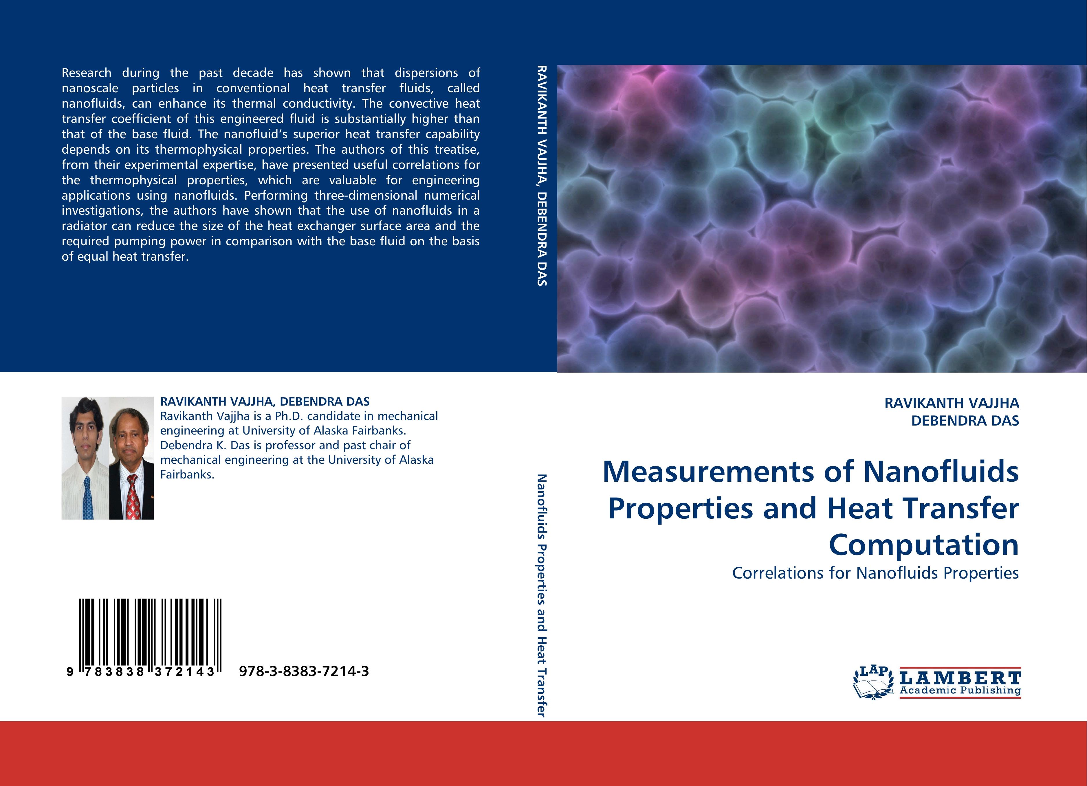Measurements of Nanofluids Properties and Heat Transfer Computation - RAVIKANTH VAJJHA DEBENDRA DAS