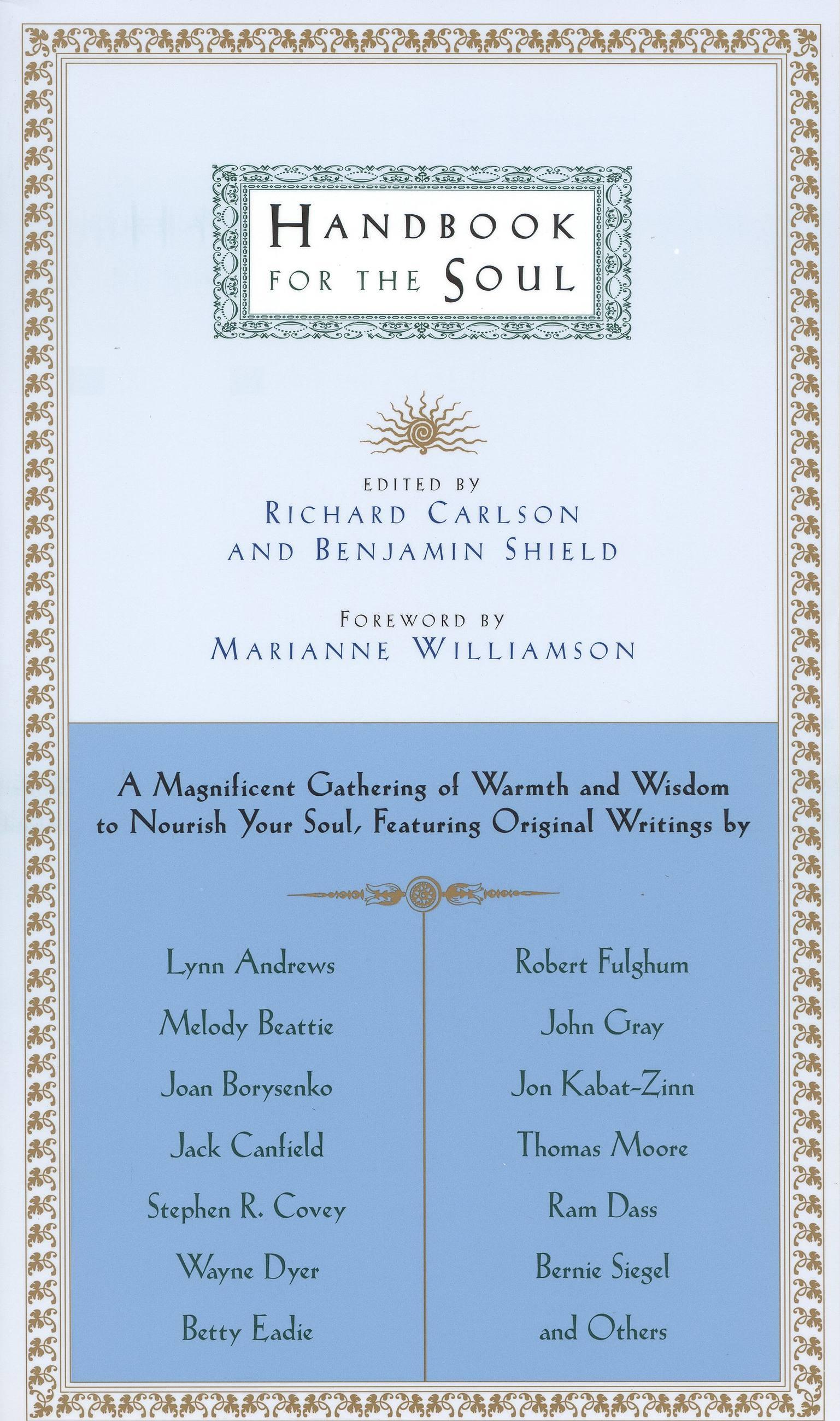 Handbook for the Soul - Carlson, Richard Shield, Benjamin Williamson, Marianne