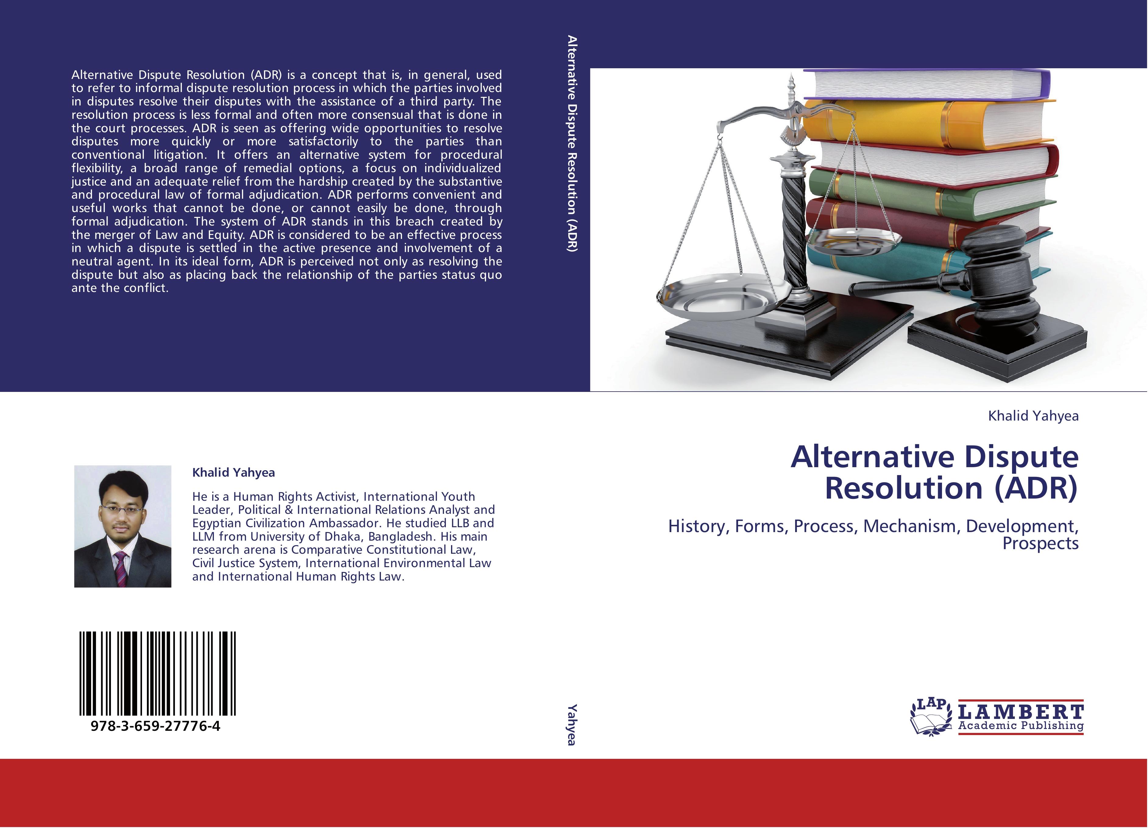 Alternative Dispute Resolution (ADR) - Khalid Yahyea