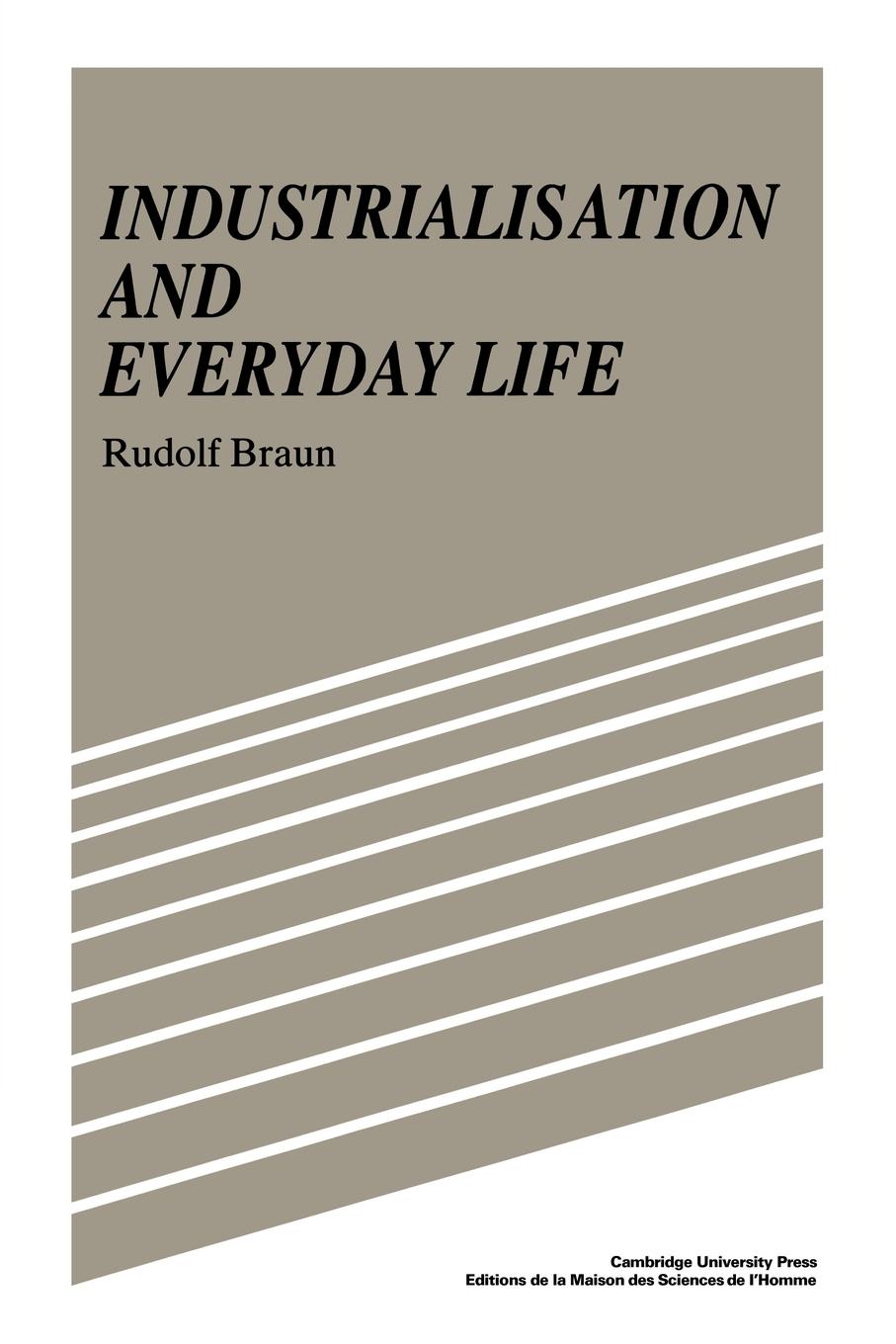 Industrialisation and Everyday Life - Braun, Rudolf Rudolf, Braun
