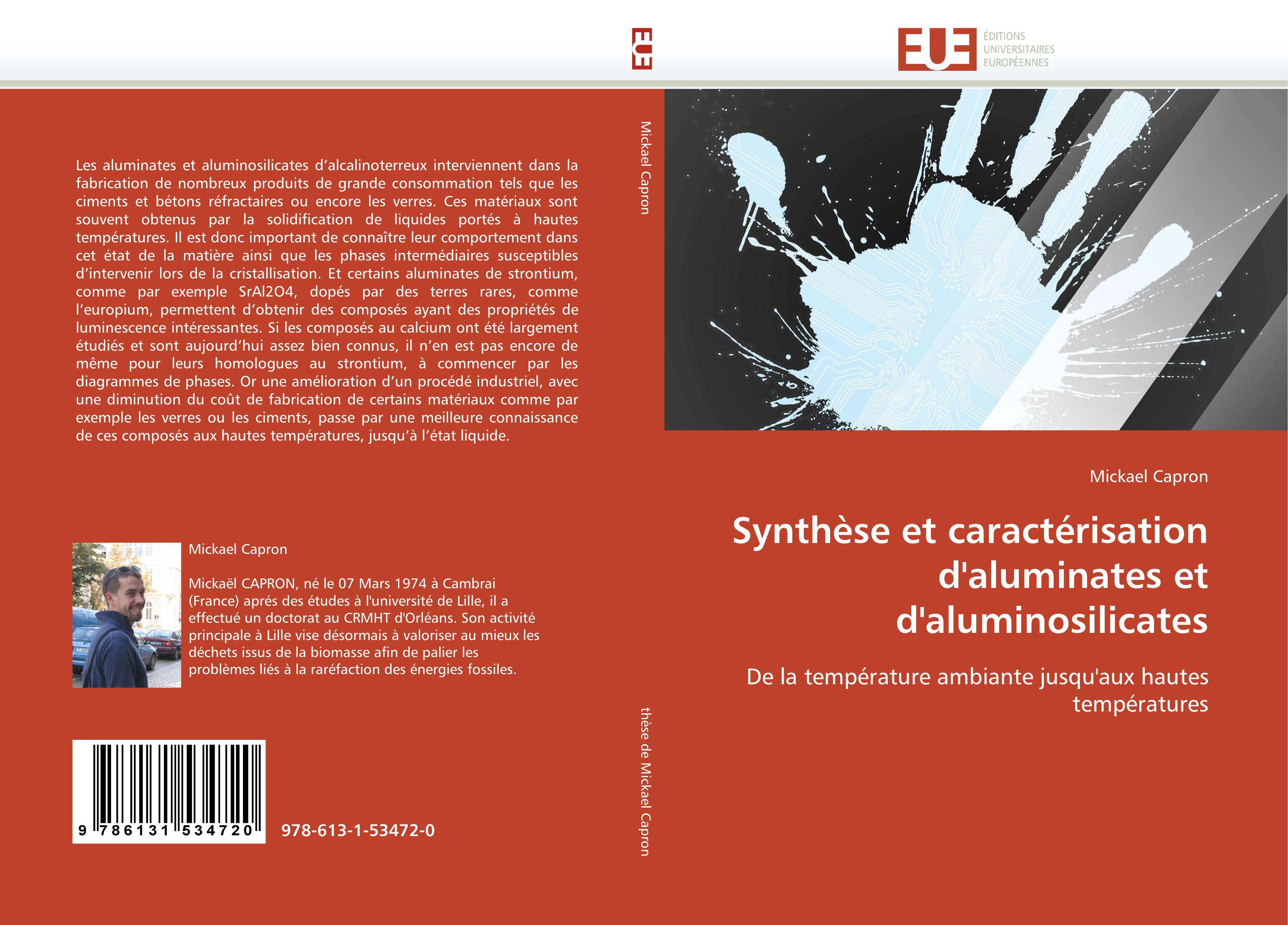Synthèse et caractérisation d aluminates et d aluminosilicates - Mickael Capron