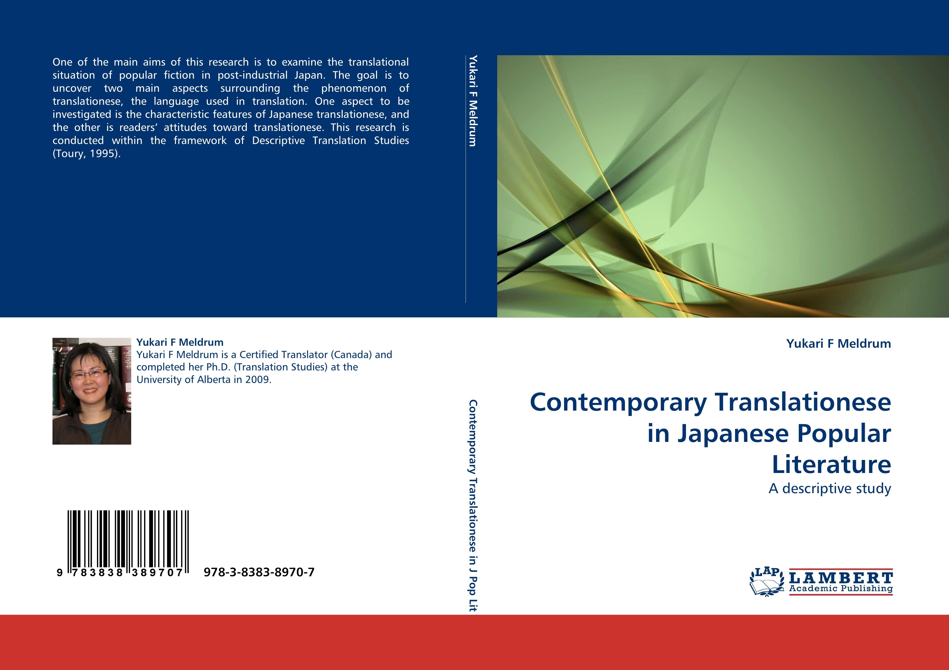 Contemporary Translationese in Japanese Popular Literature - Yukari F Meldrum