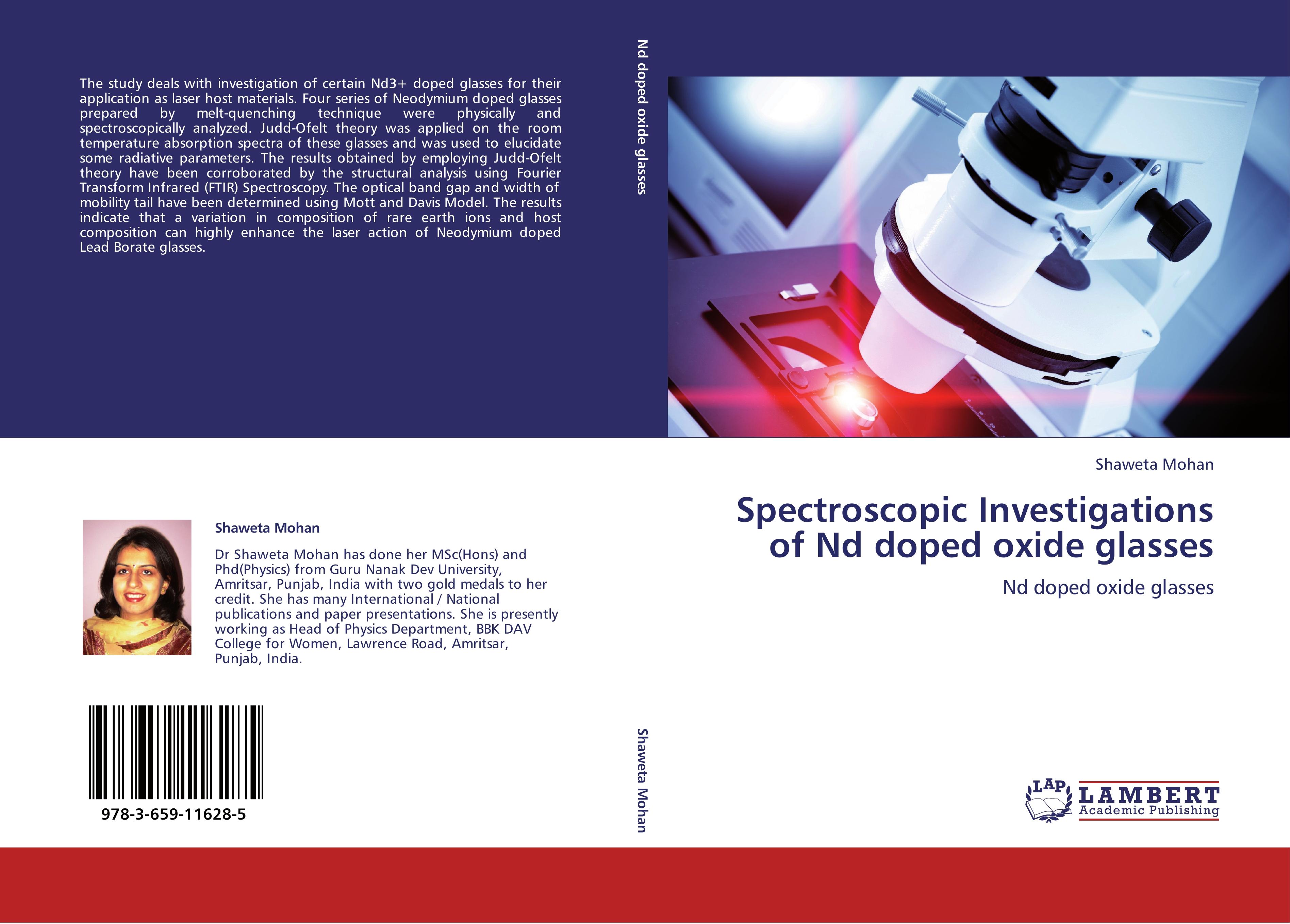 Spectroscopic Investigations of Nd doped oxide glasses - Shaweta Mohan