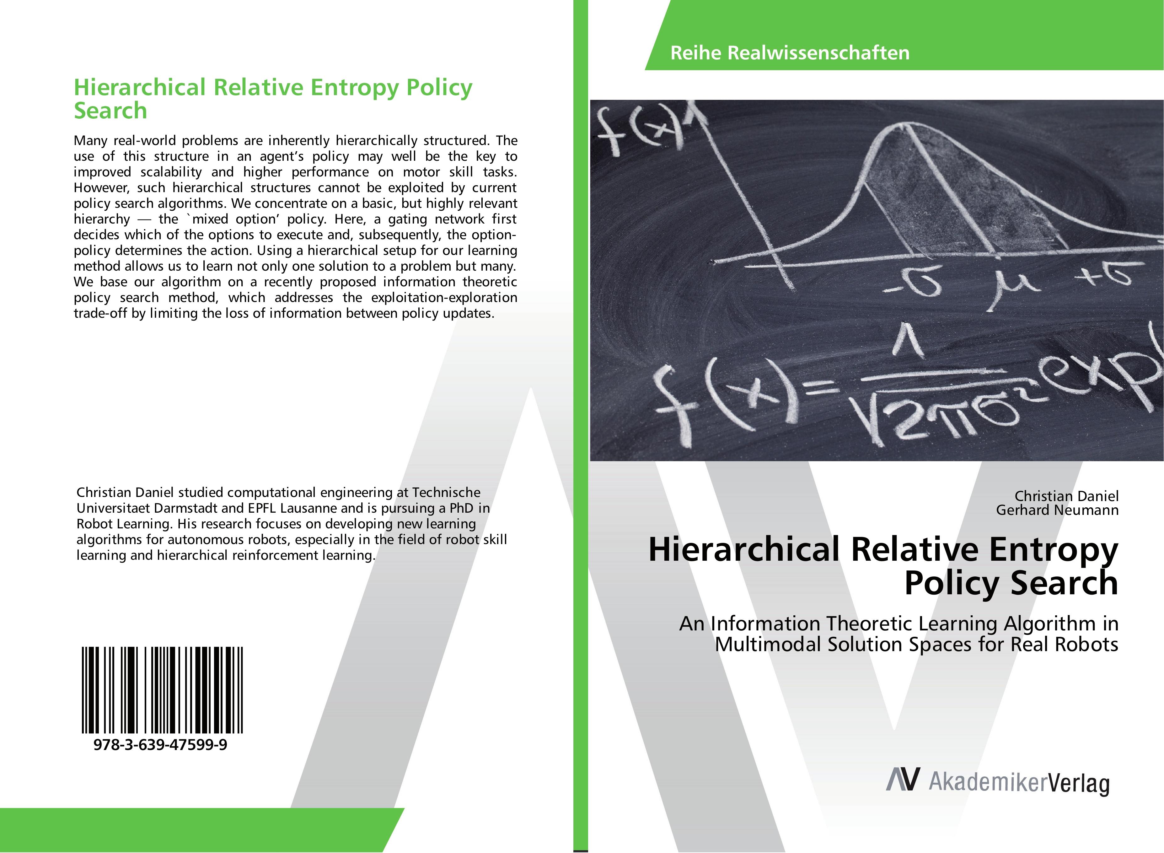 Hierarchical Relative Entropy Policy Search - Christian Daniel Gerhard Neumann