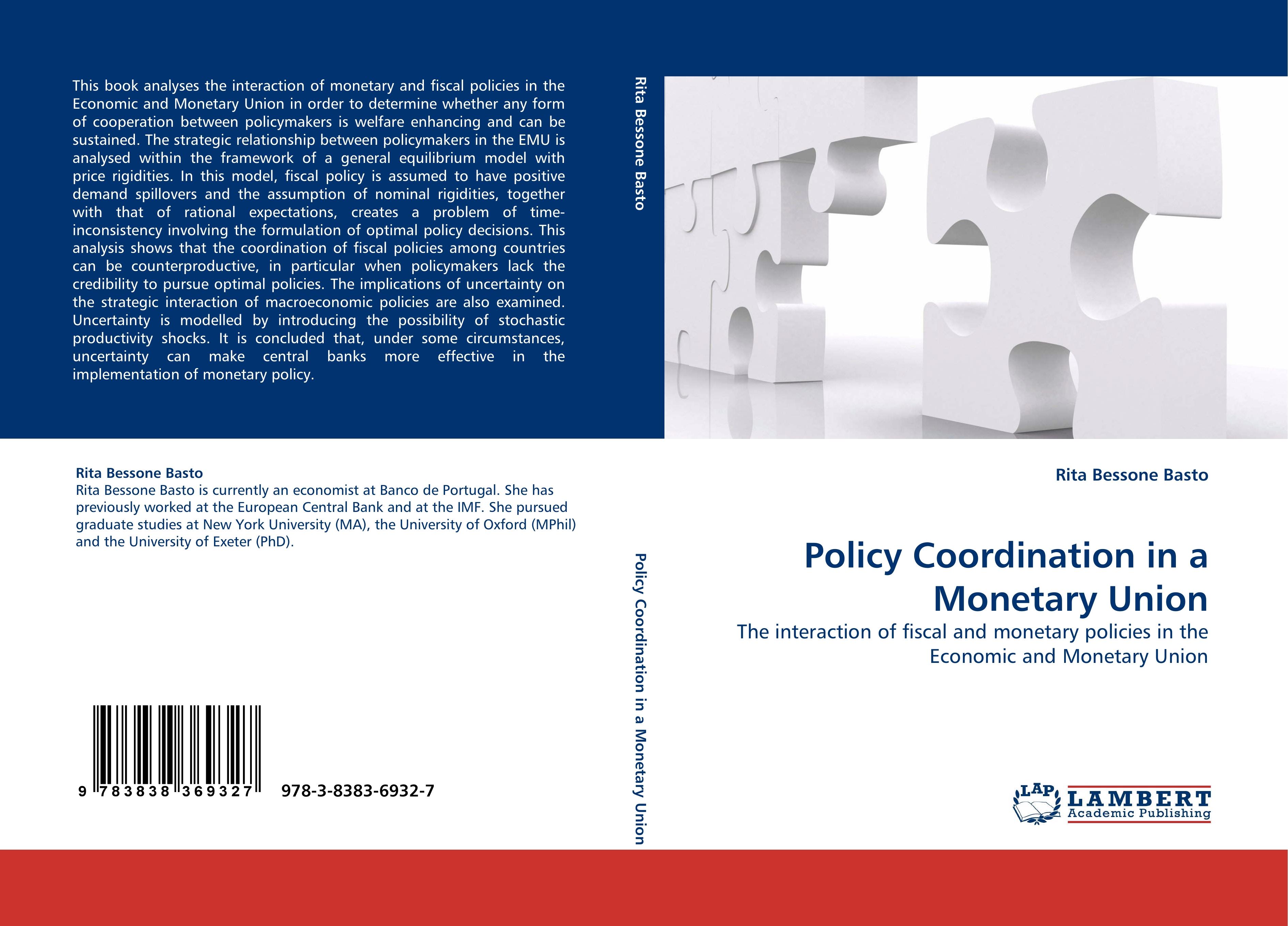 Policy Coordination in a Monetary Union - Rita Bessone Basto