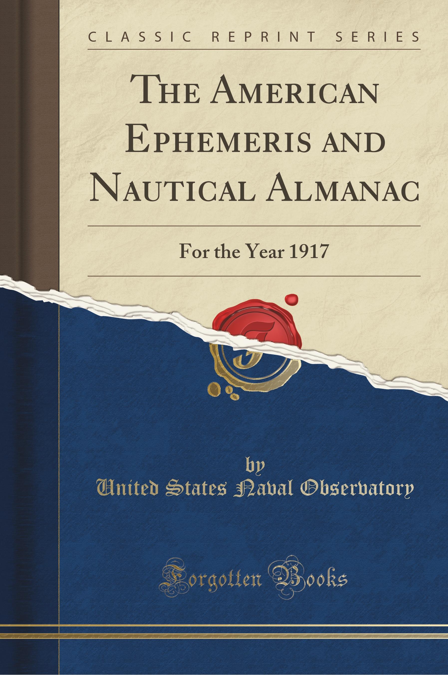 Observatory, U: American Ephemeris and Nautical Almanac - Observatory, United States Naval