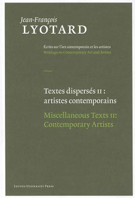 MISC TEXTS - Lyotard, Jean-Francois