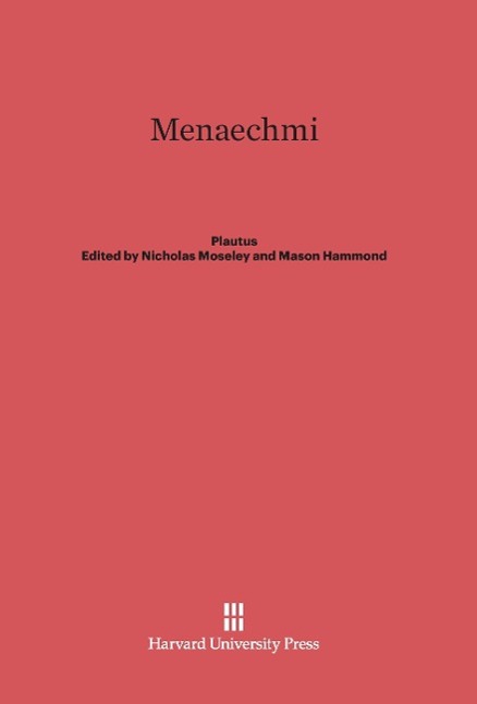 Menaechmi - Plautus