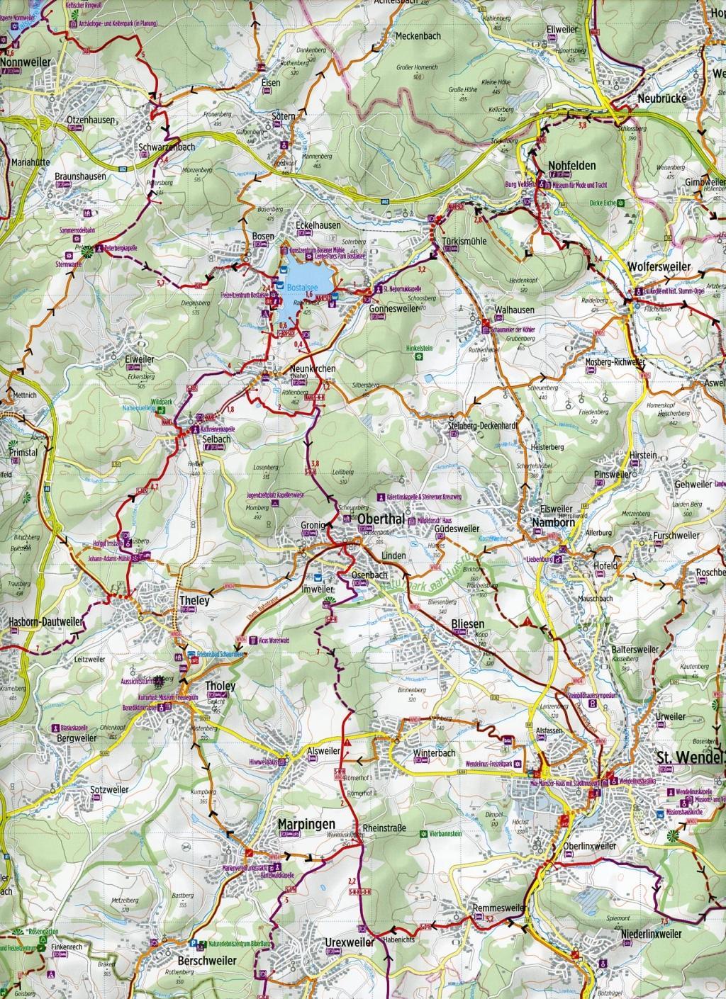 Bikeline Radkarte Saarland Bikeline Radkarten Deutschland Bikeline