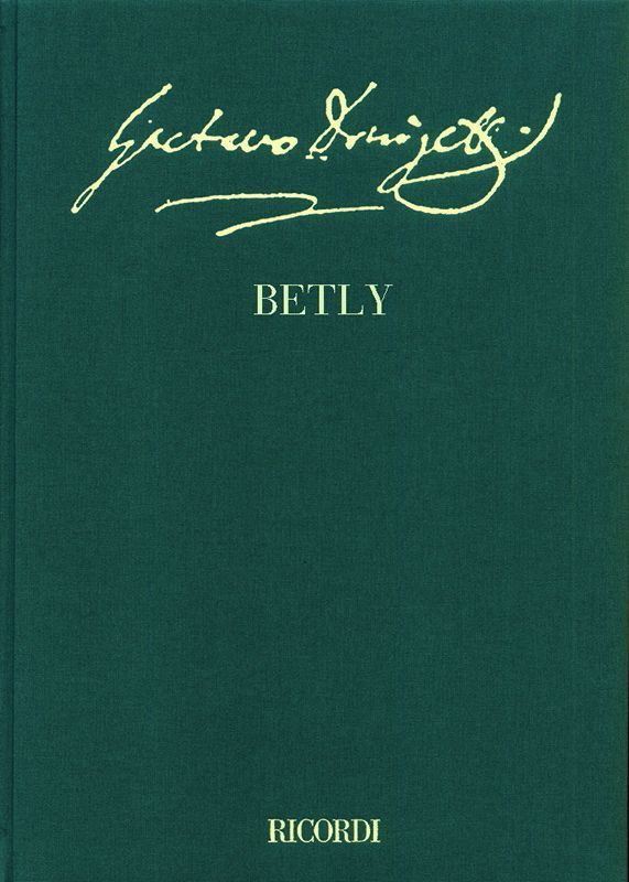 BETLY VOLUMES/E - Donizetti, Gaetano