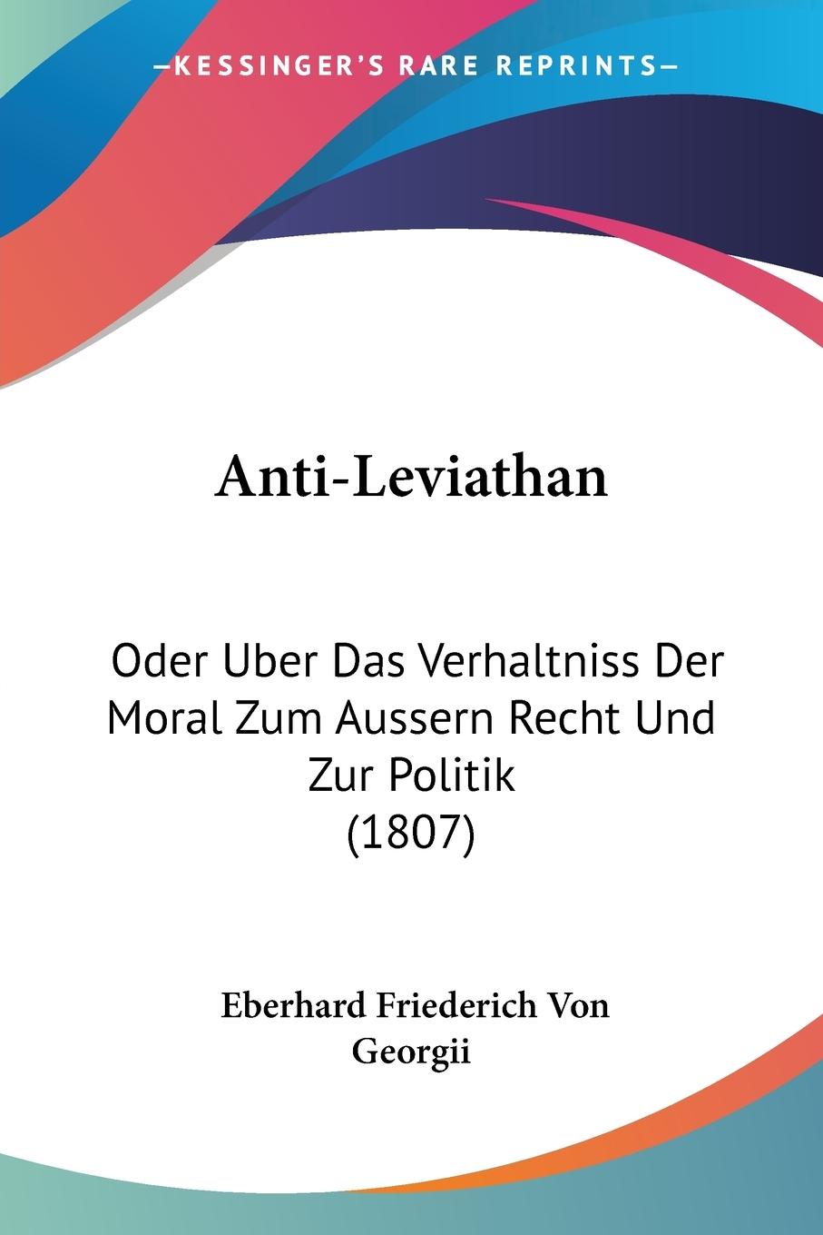 Anti-Leviathan - Georgii, Eberhard Friederich Von