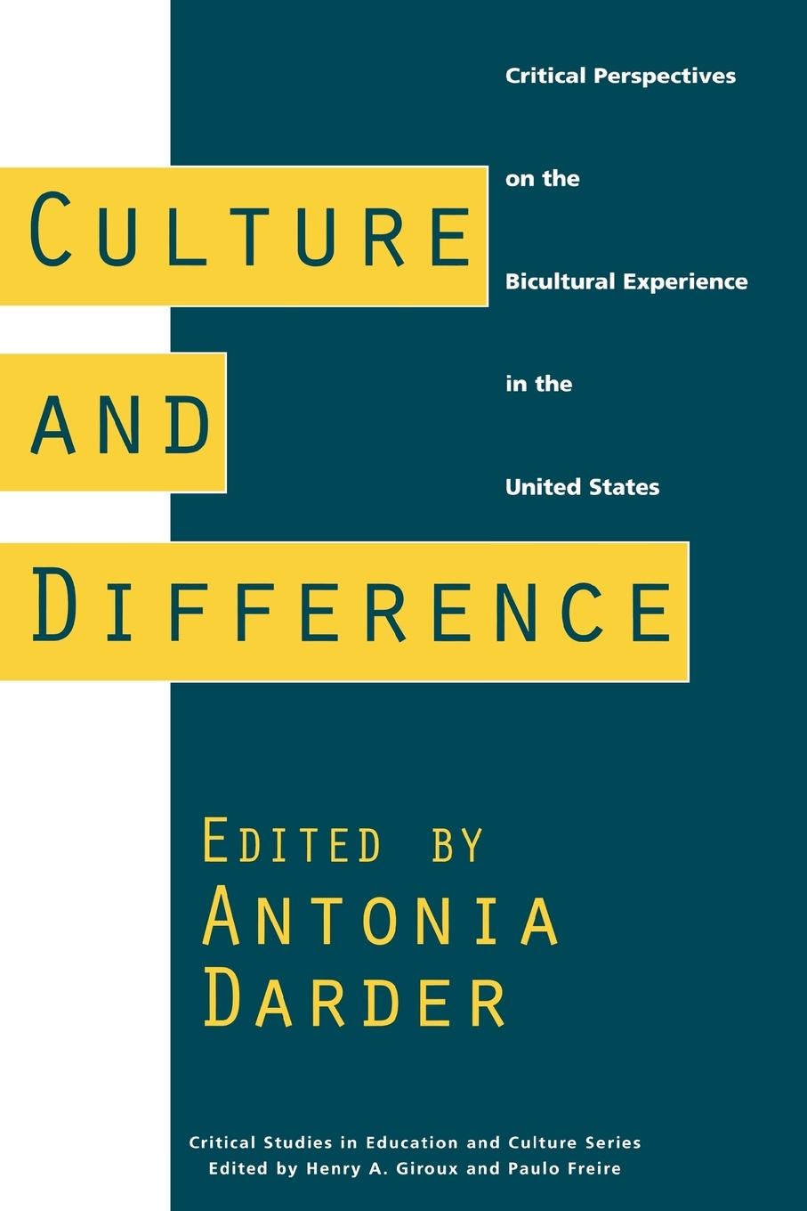 Culture and Difference - Darder, Antonia