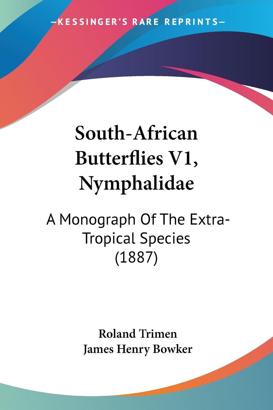 South-African Butterflies V1, Nymphalidae - Trimen, Roland