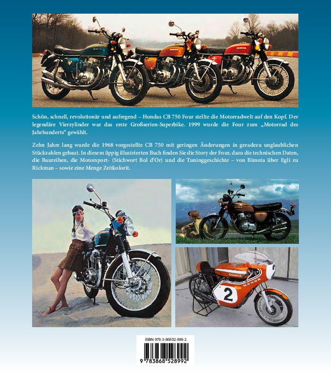 Bildband Honda CB 750 Four Giorgio Sarti Heel Verlag Buch Neu! 