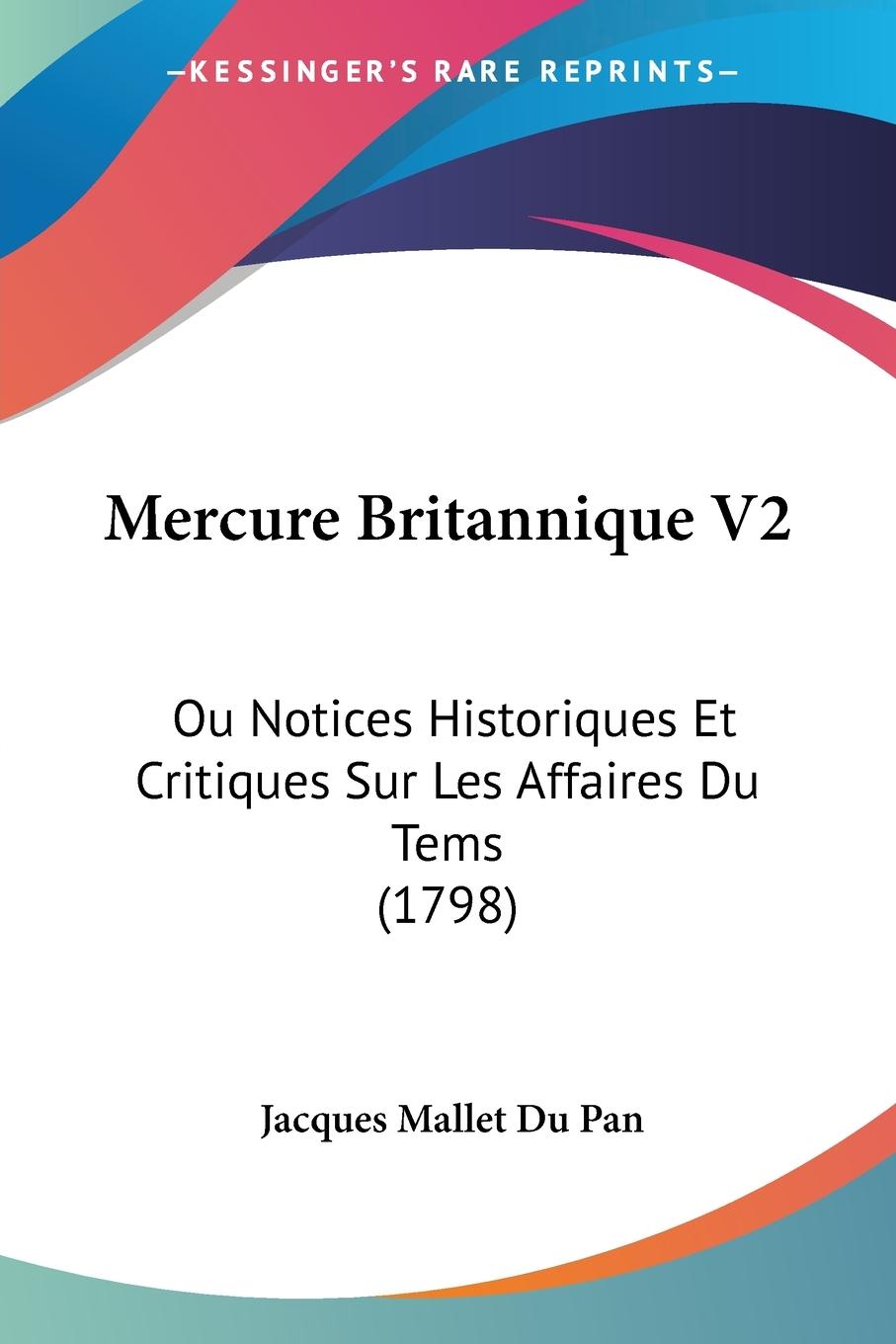 Mercure Britannique V2 - Du Pan, Jacques Mallet