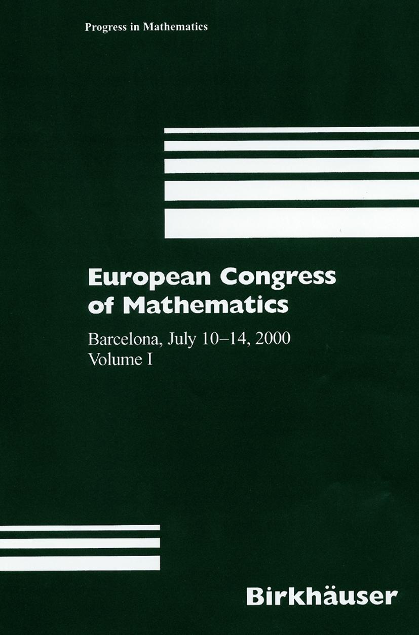 European Congress of Mathematics Casacuberta, Carles Miro-Roig, Rosa M. Verder.. - Carles Casacuberta, Sebastia Xambo-Descamps, Joan Verdera, Rosa Maria Miro-Roig