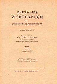Grimm, Dt.  Woerterbuch Neubearbeitung - Grimm, Jacob Grimm, Wilhelm