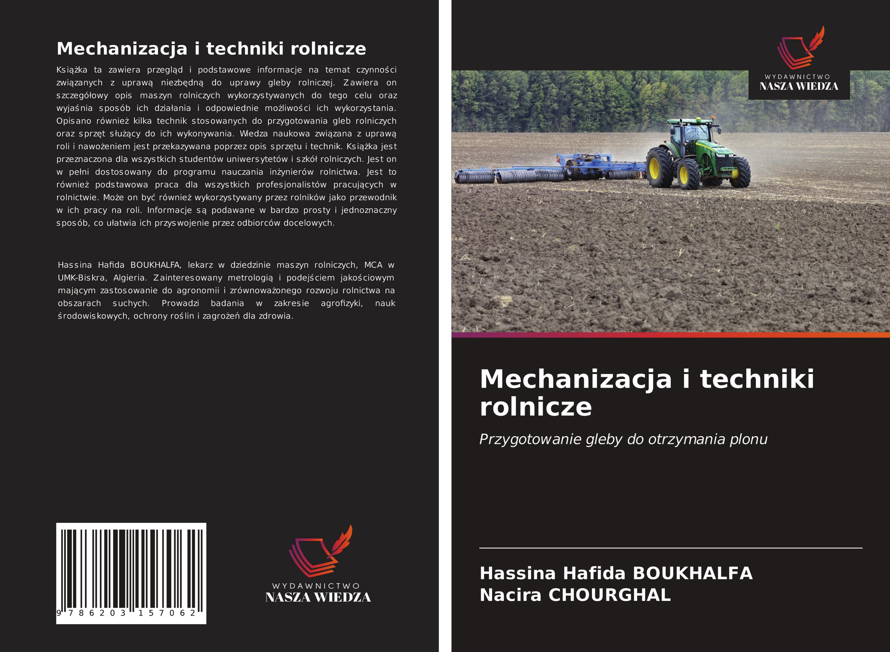 Mechanizacja i techniki rolnicze - Boukhalfa, Hassina Hafida Chourghal, Nacira
