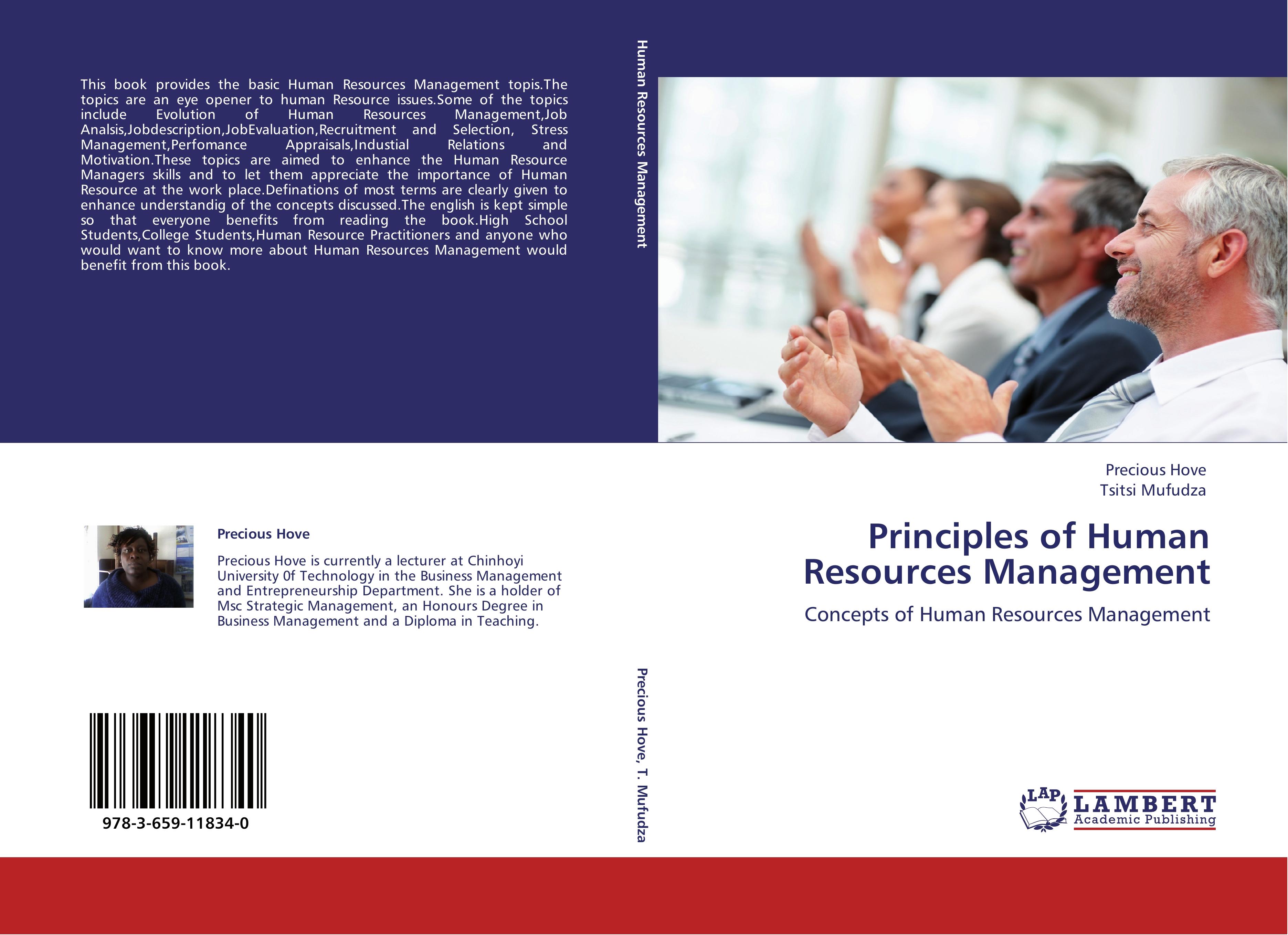 Principles of Human Resources Management - Precious Hove Tsitsi Mufudza