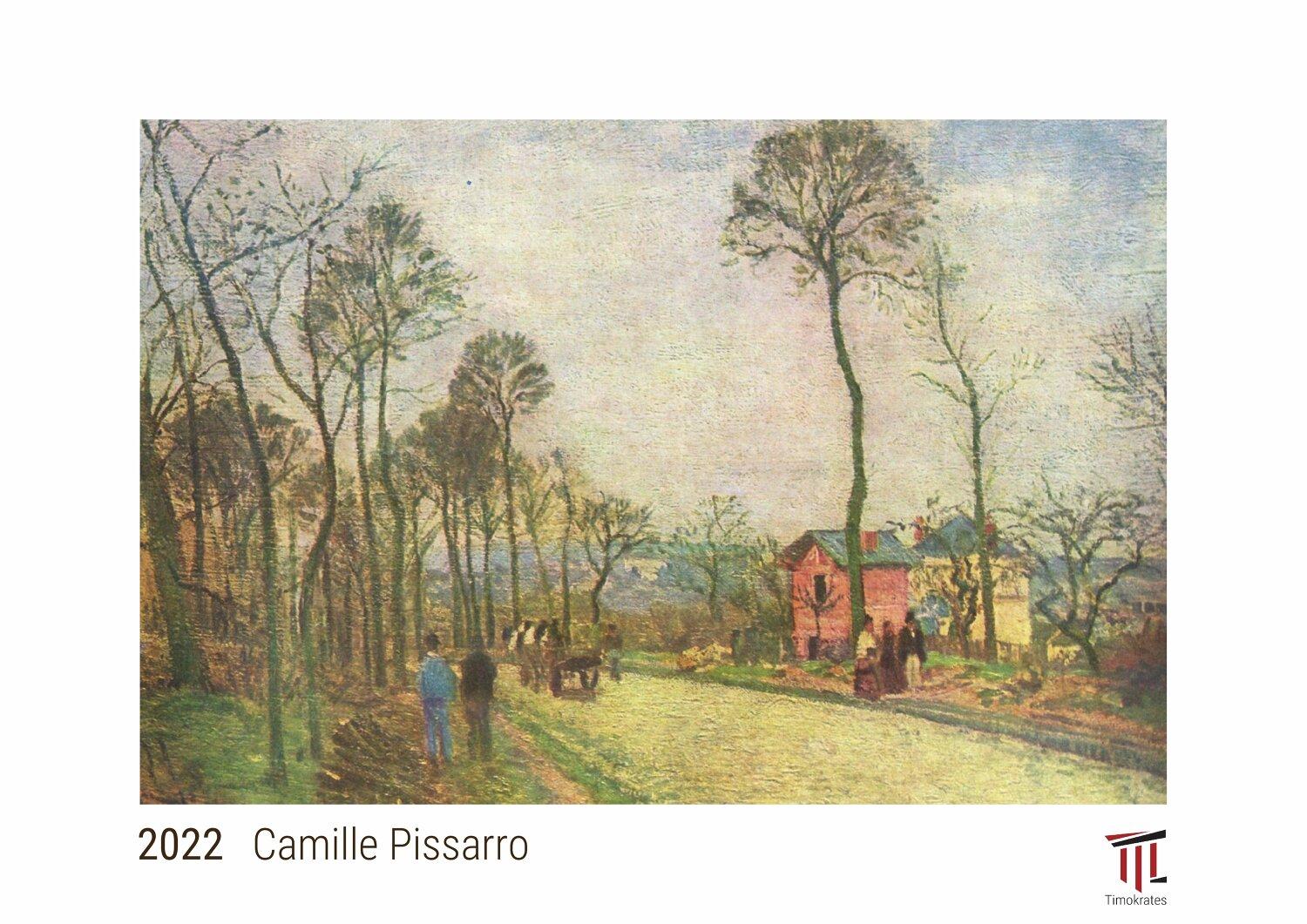 Camille Pissarro 2022 - White Edition - Timokrates Kalender, Wandkalender, Bildkalender - DIN A3 (42 x 30 cm)