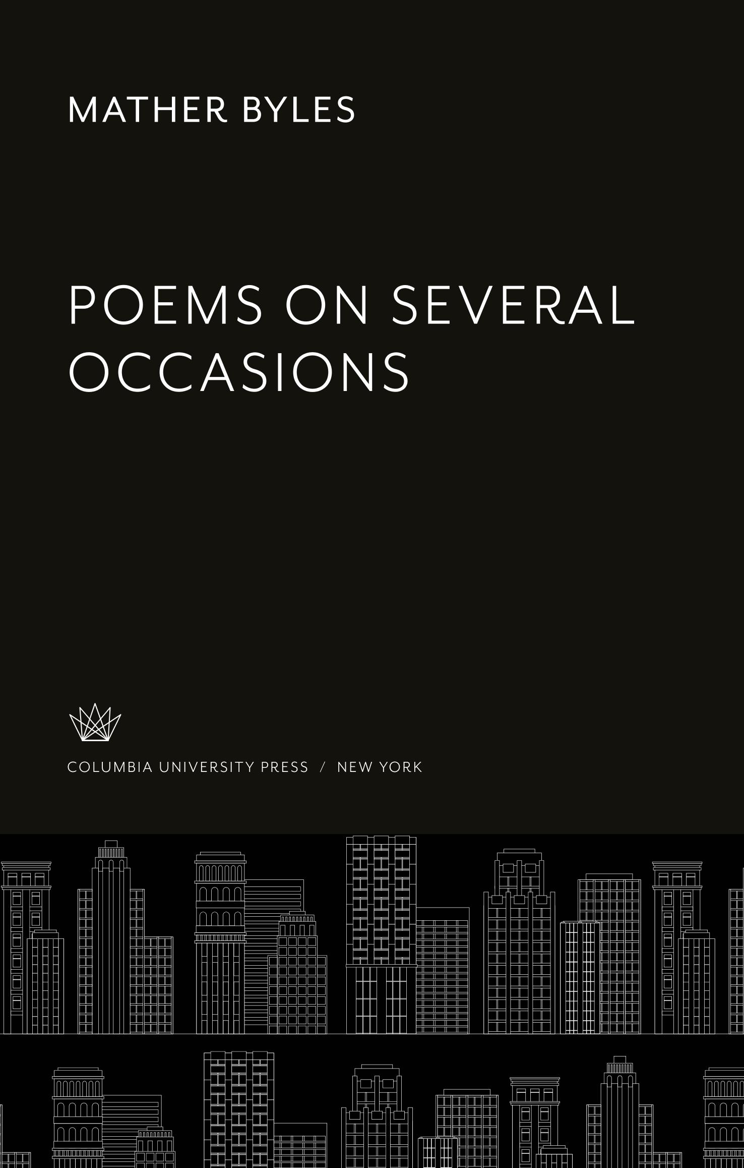 Poems on Several Occasions - Byles, Mather