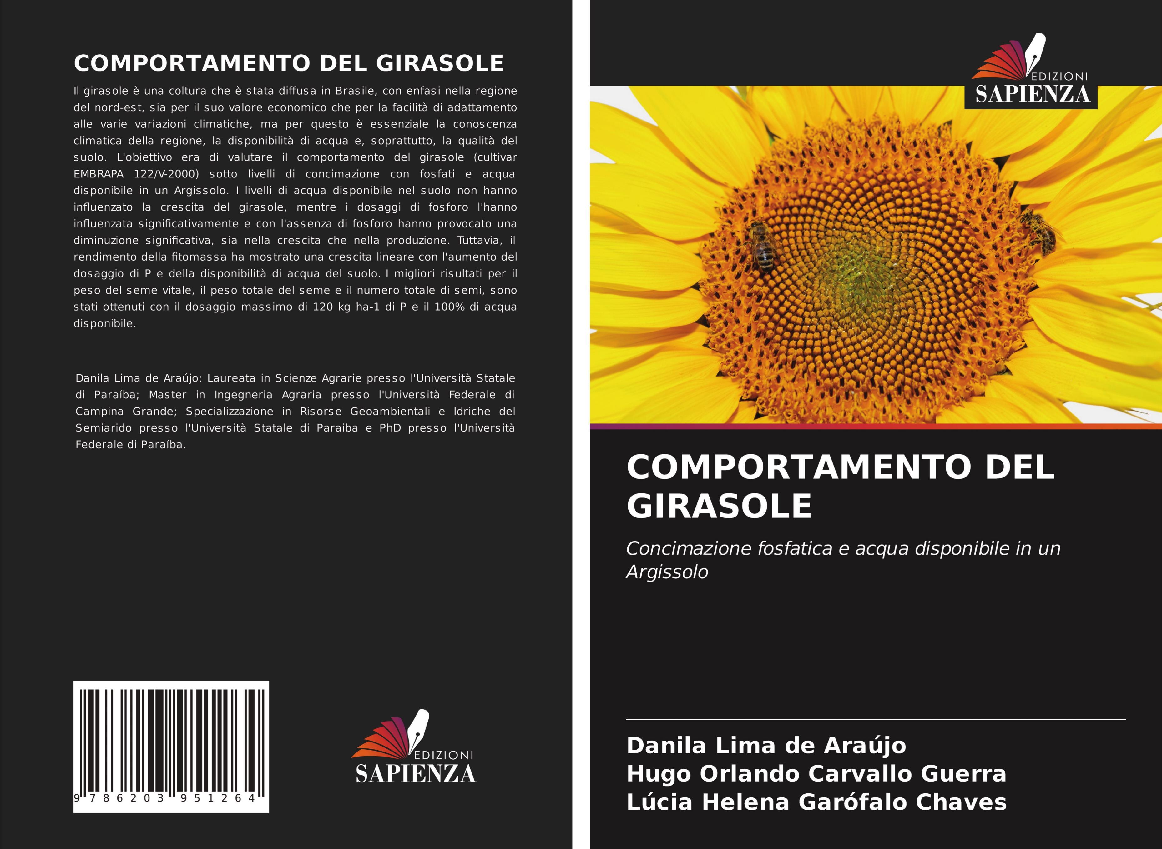 COMPORTAMENTO DEL GIRASOLE - Araújo, Danila Lima de Carvallo Guerra, Hugo Orlando Garófalo Chaves, Lúcia Helena