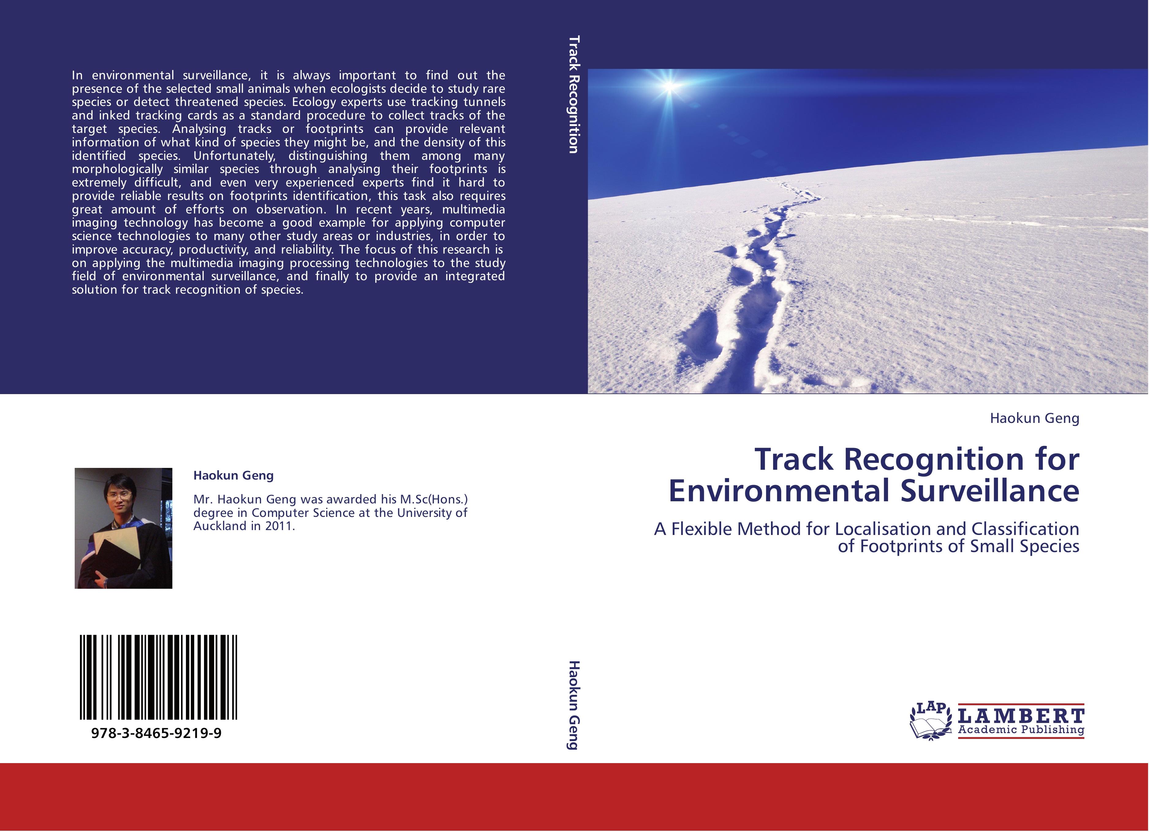 Track Recognition for Environmental Surveillance - Haokun Geng
