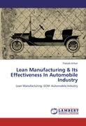 Lean Manufacturing & Its Effectiveness In Automobile Industry - Prakash Achari