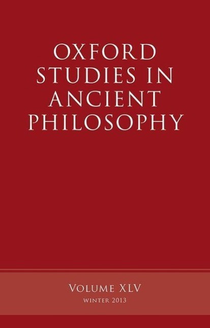Oxford Studies in Ancient Philosophy - Inwood, Brad