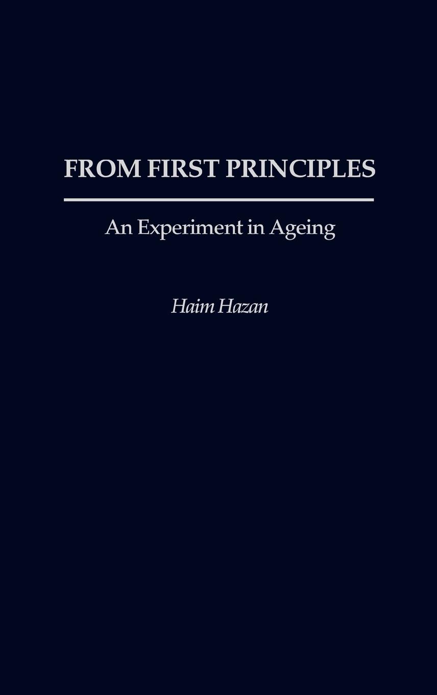 From First Principles - Hazan, Haim