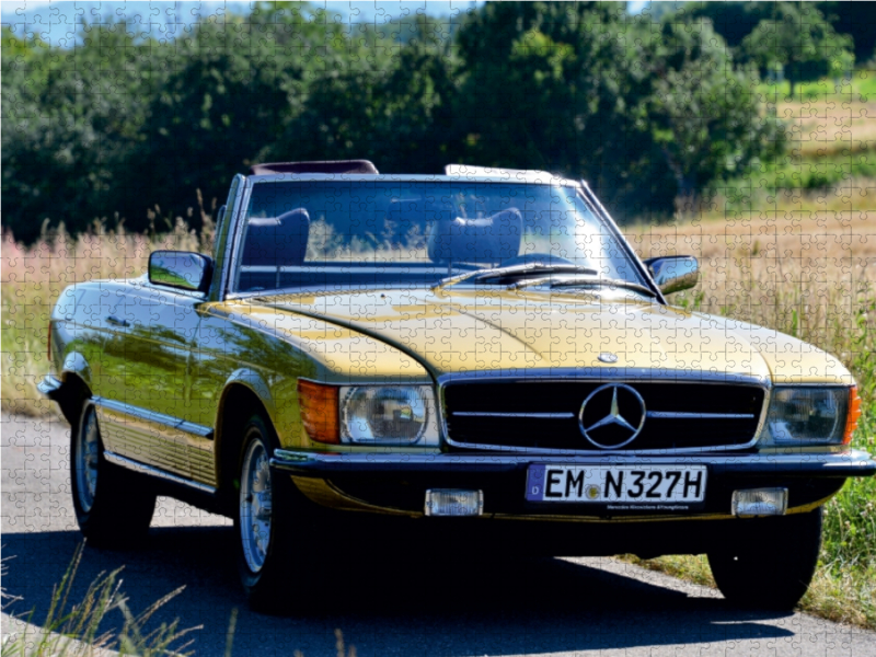CALVENDO Puzzle Mercedes 300 SL Aluminium – 1000 Teile | Lege-Größe 64x48 Cm | Premium-Foto-Puzzle Für Erwachsene