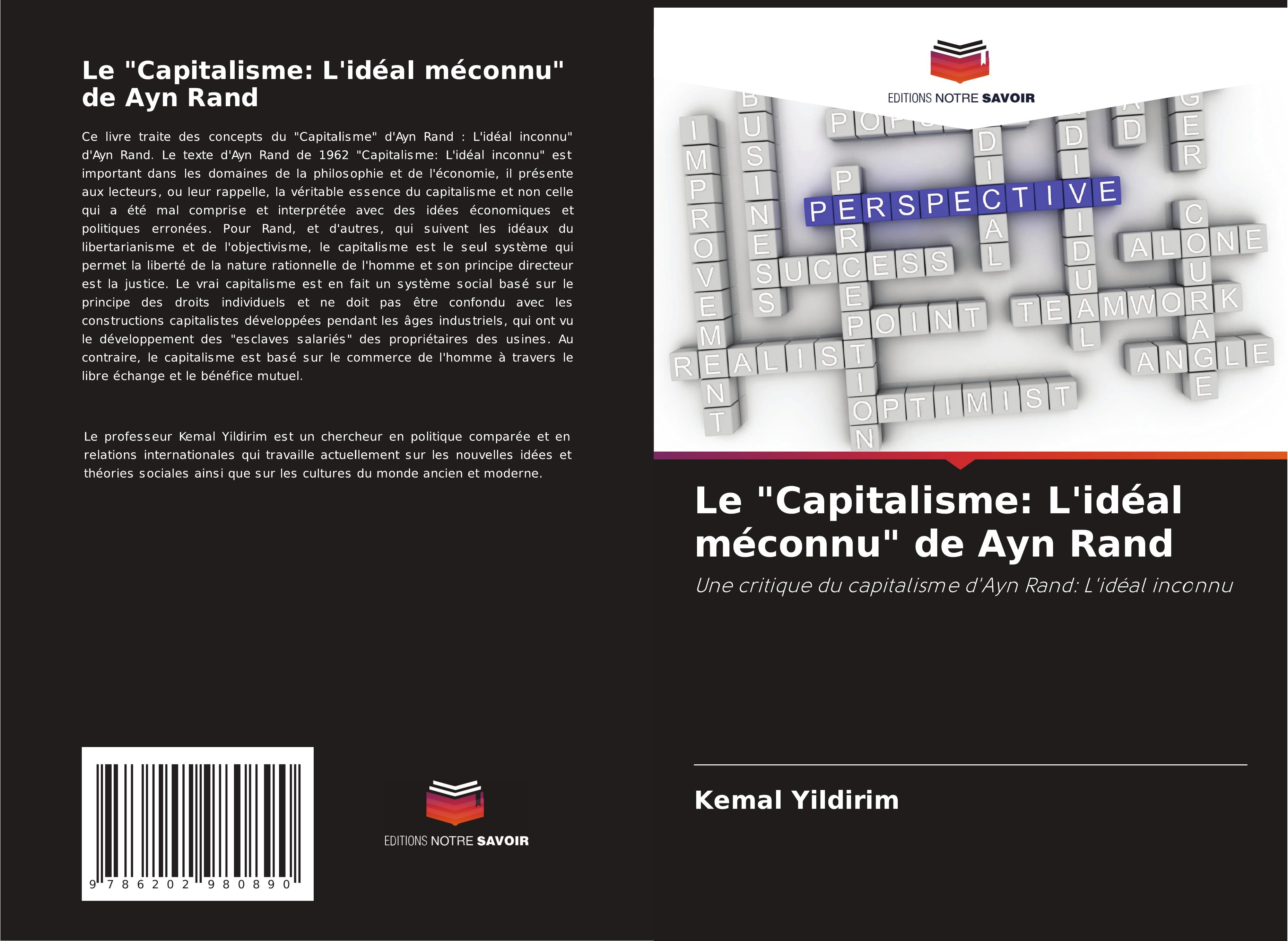 Le  Capitalisme: L idéal méconnu  de Ayn Rand - Yildirim, Kemal