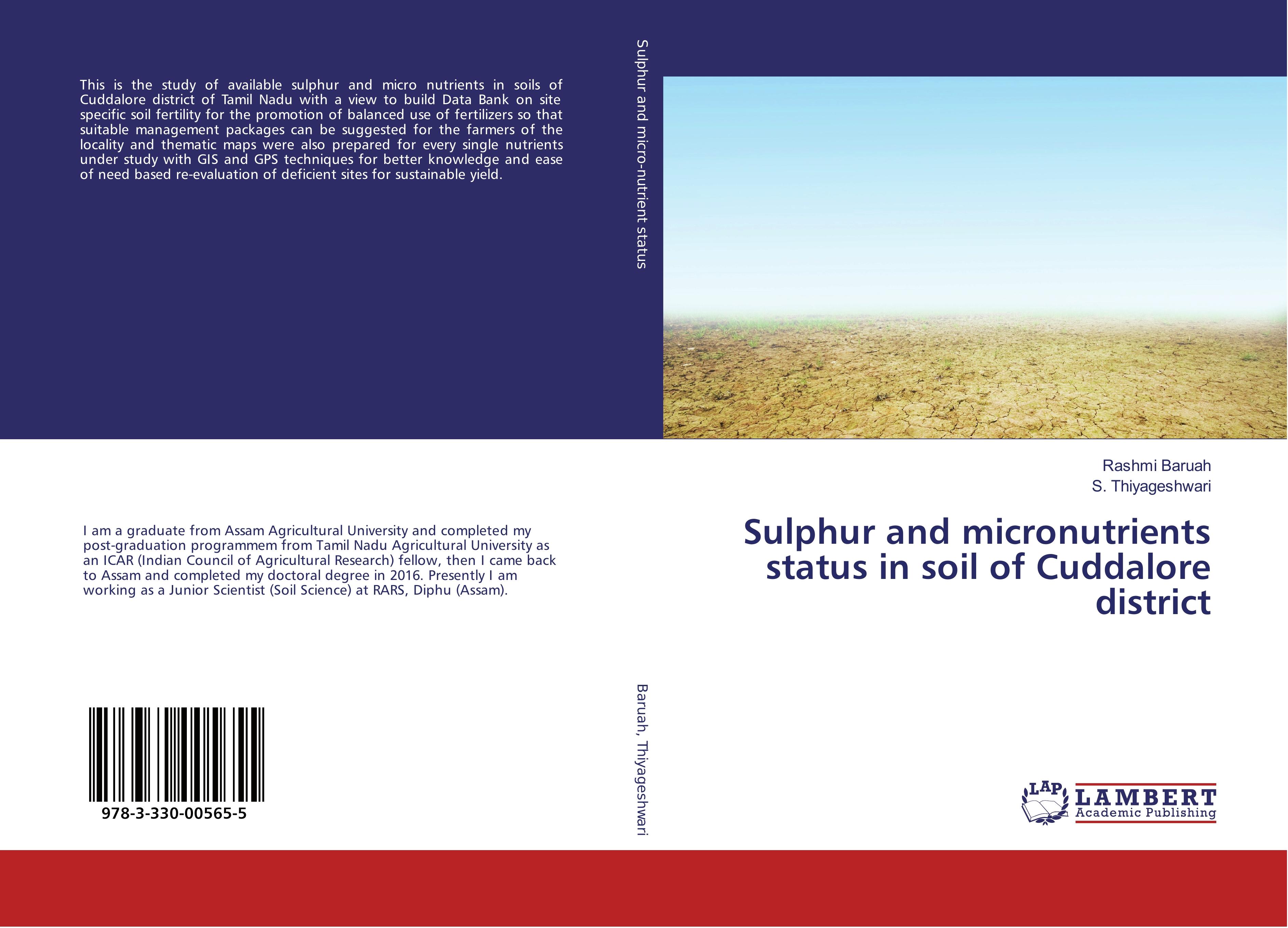 Sulphur and micronutrients status in soil of Cuddalore district - Rashmi Baruah S. Thiyageshwari
